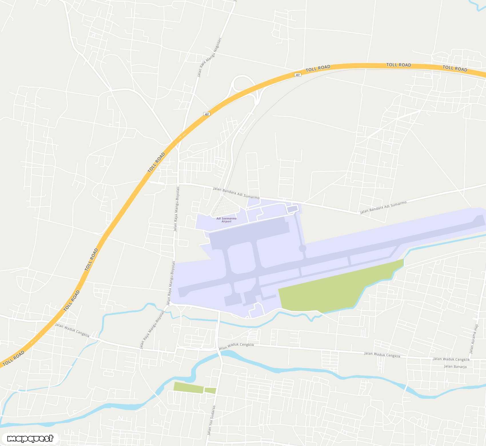 Carte de <span>Aérodrome de </span>Adisumarmo<span>(SOC)</span>