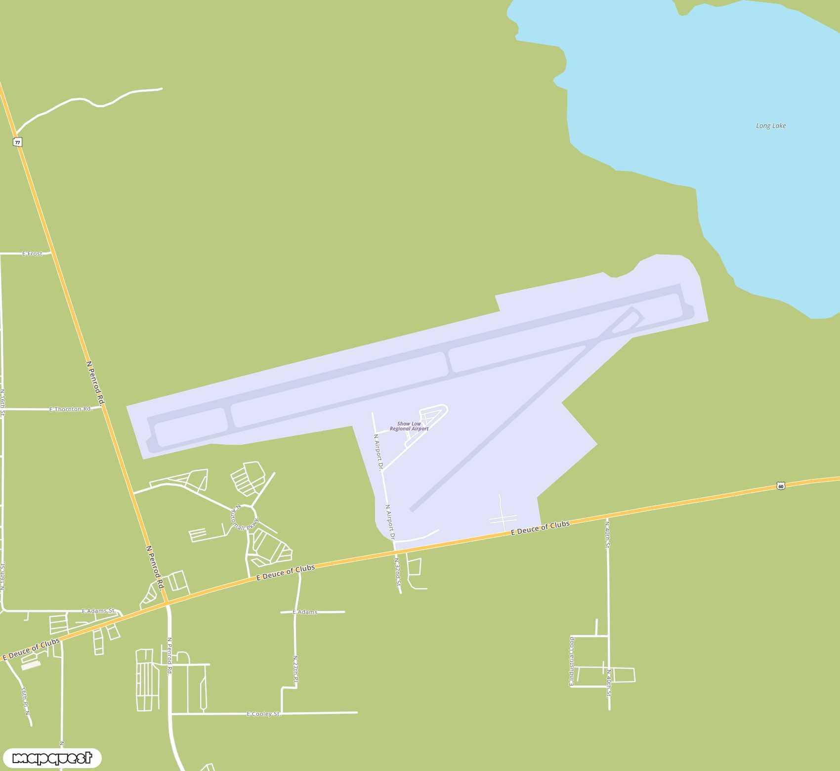 Carte de Show Low Regional <span>airfield (SOW)</span>