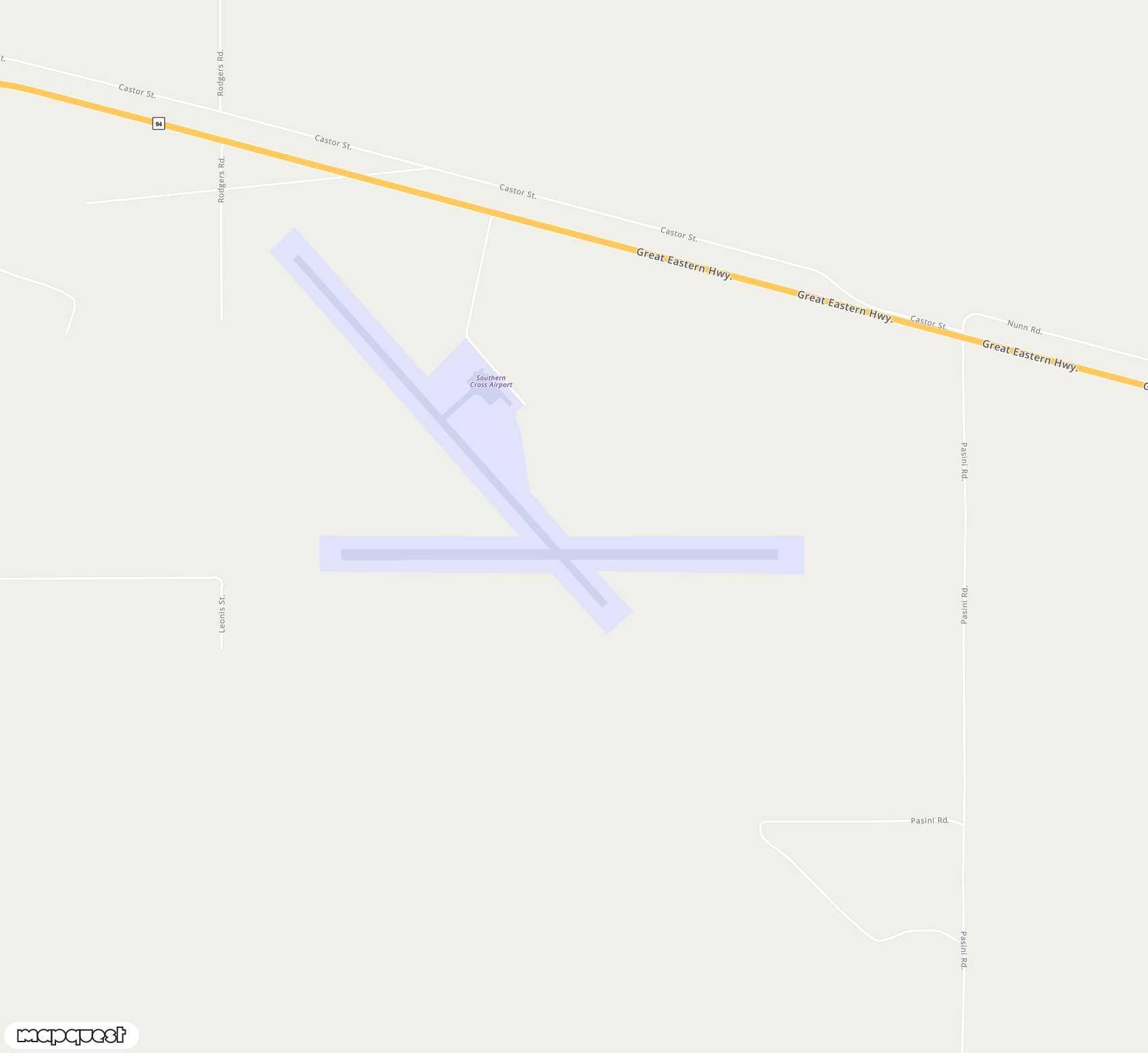 Carte de <span>Aérodrome de </span>Southern Cross<span>(SQC)</span>