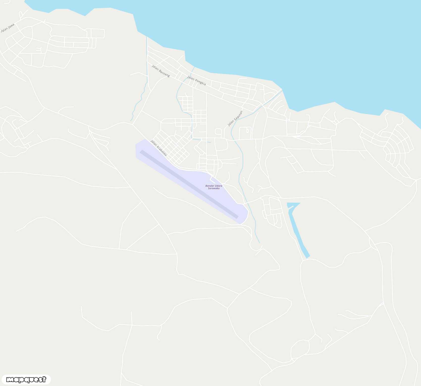 Carte de <span>Aérodrome de </span>Soroako<span>(SQR)</span>