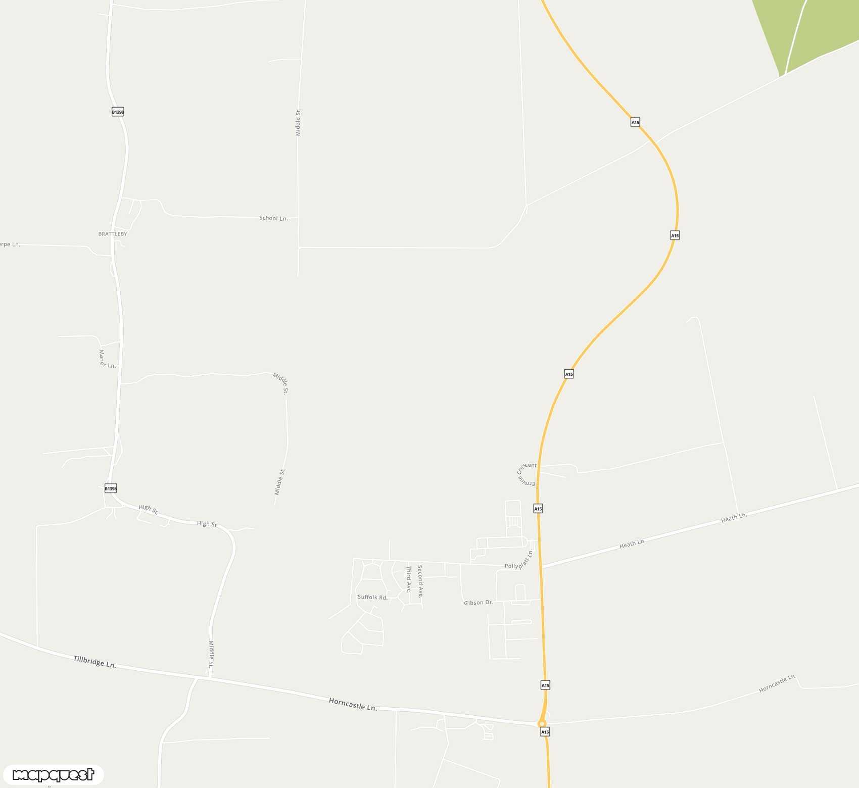 Carte de RAF Scampton <span>airport (SQZ)</span>