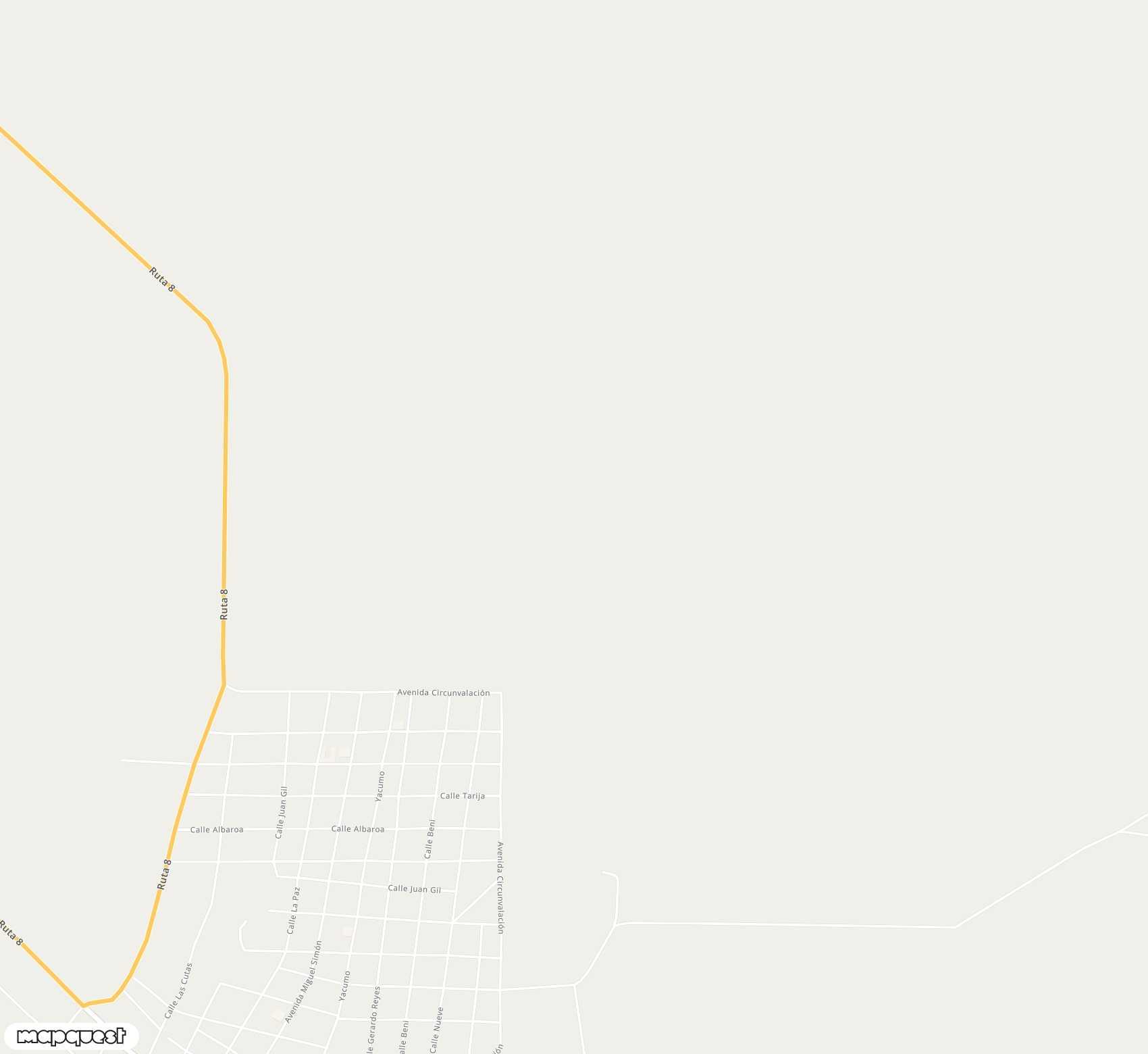 Carte de <span>Aérodrome de </span>Santa Rosa De Yacuma<span>(SRB)</span>