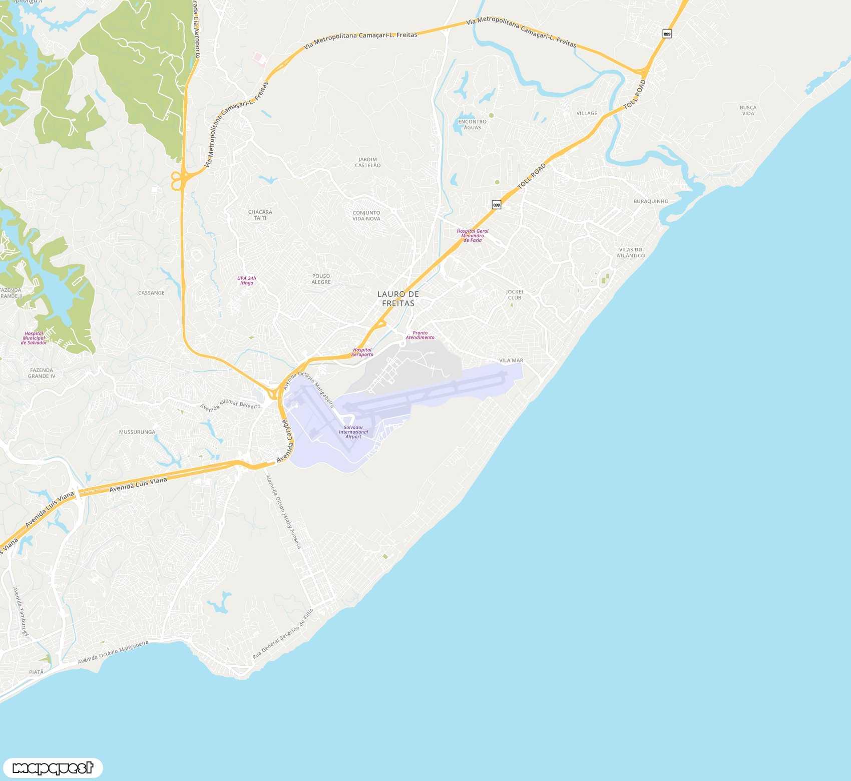 Carte de Deputado Luiz Eduardo Magalhães <span>international airport (SSA)</span>