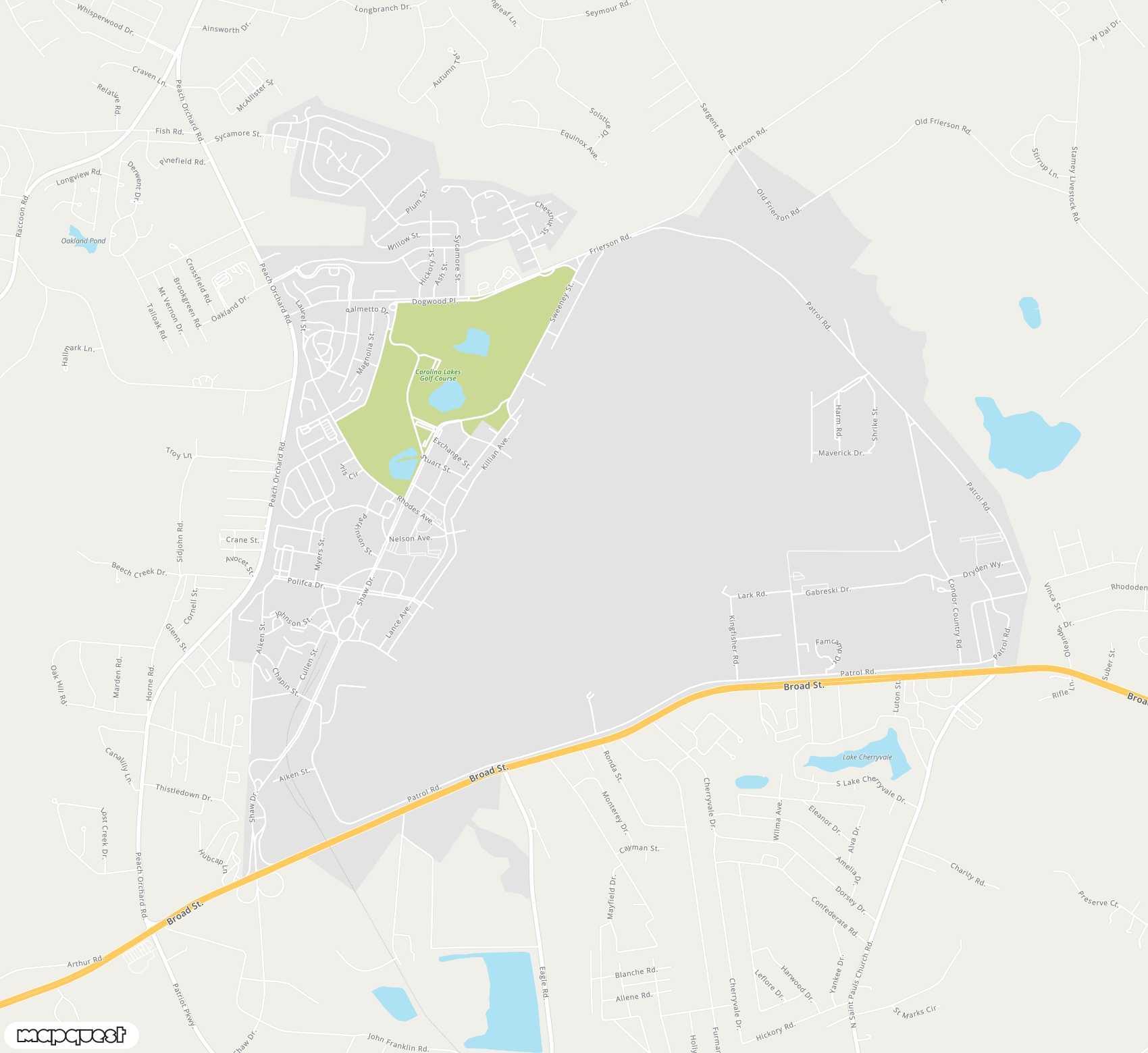 Carte de Shaw Air Force Base <span>airport (SSC)</span>