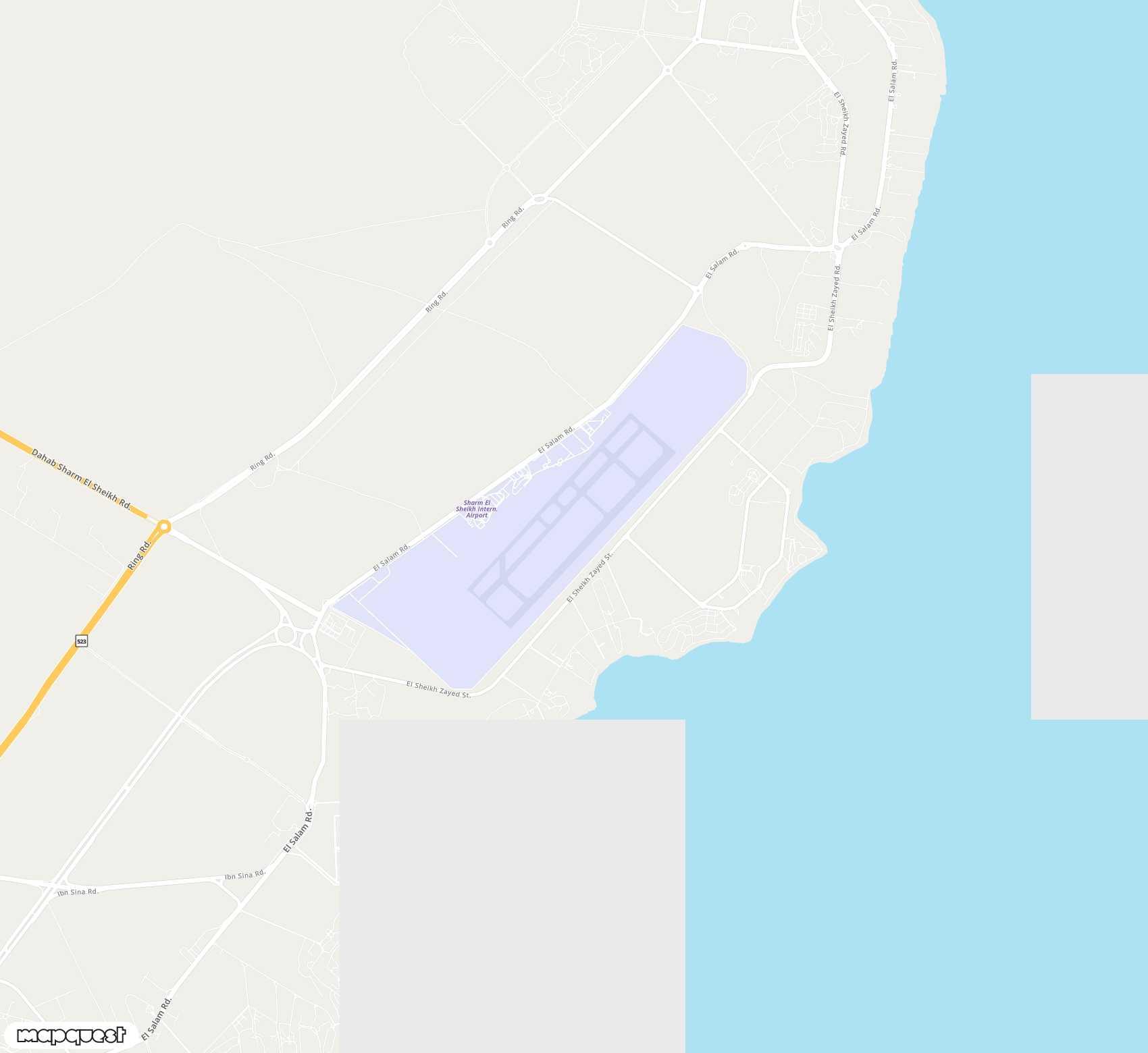 Carte de <span>Aéroport international de </span>Sharm El Sheikh<span>(SSH)</span>