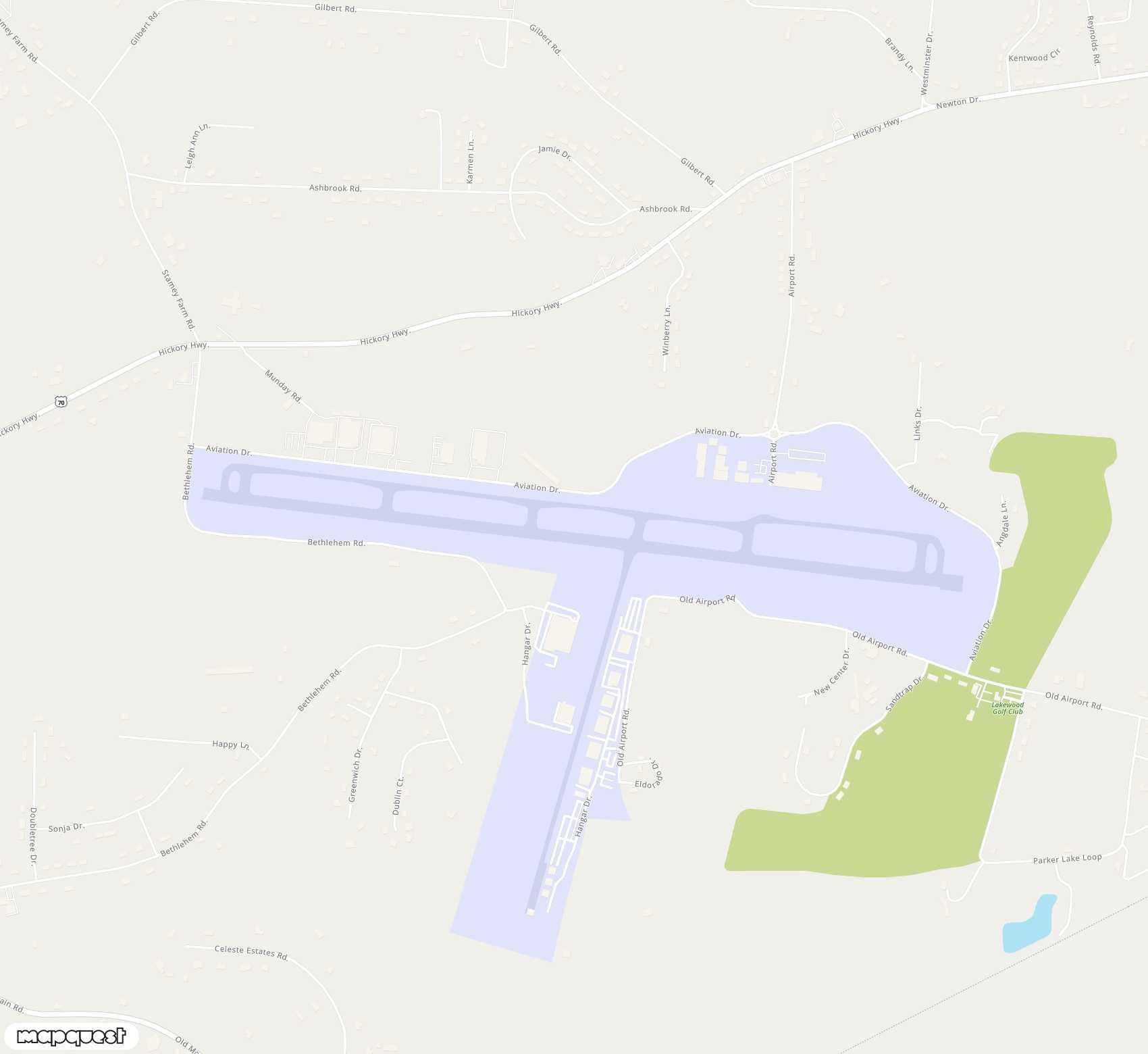 Carte de <span>Aérodrome de </span>Statesville Regional<span>(SVH)</span>