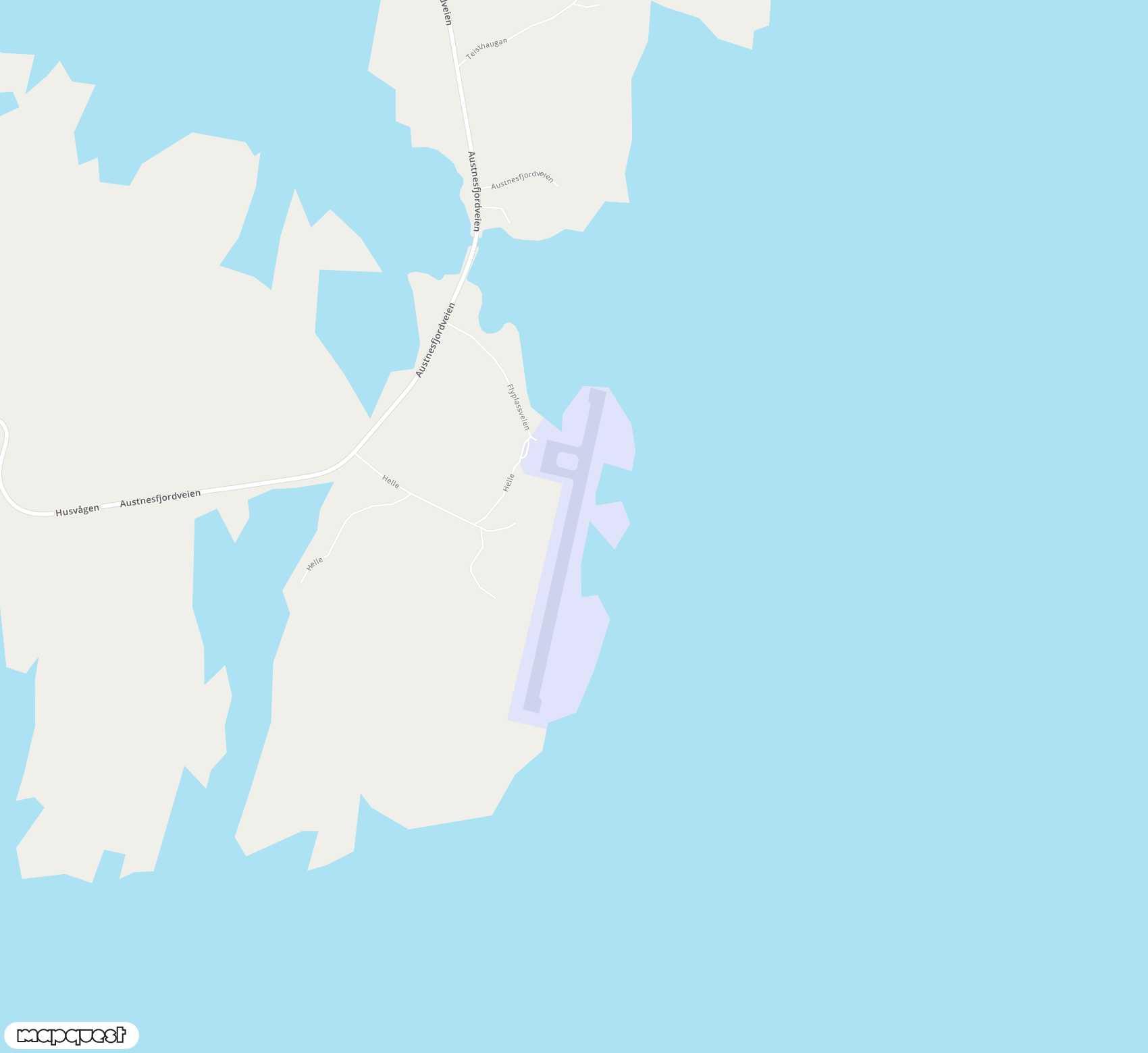 Carte de <span>Aéroport de </span>Svolvær, Helle<span>(SVJ)</span>