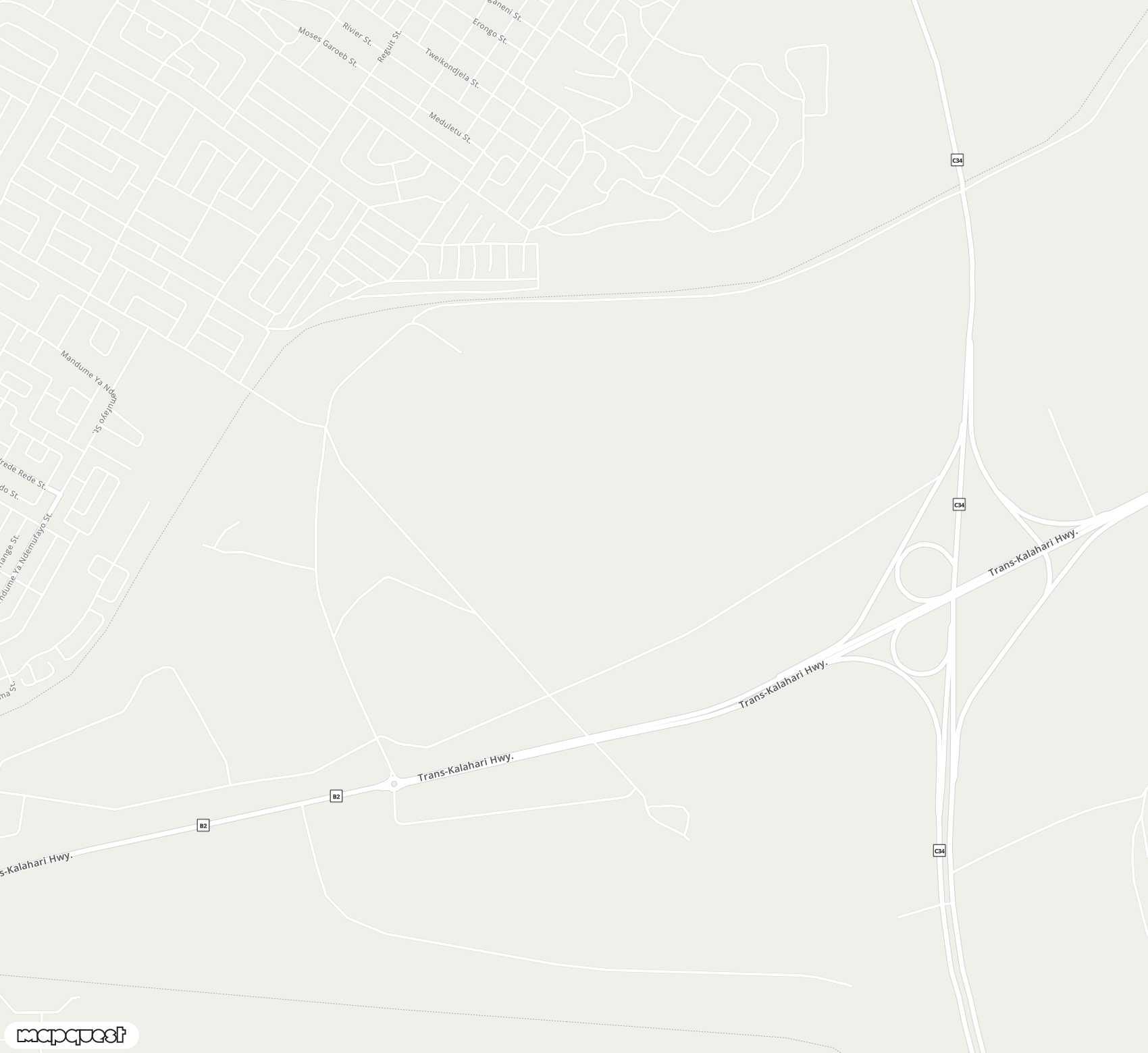 Carte de Swakopmund Municipal Aerodrome <span>airfield (SWP)</span>