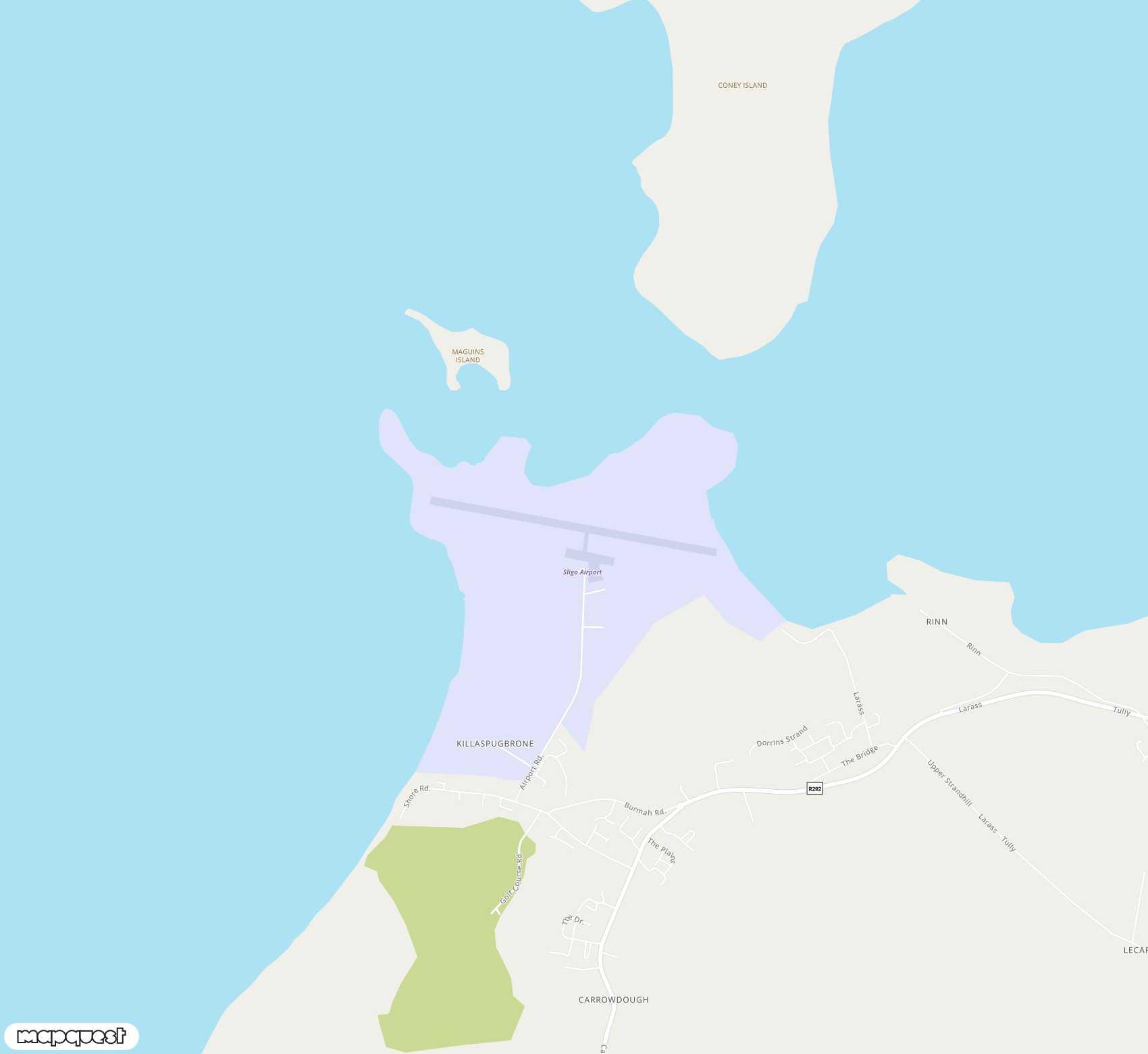 Carte de <span>Aéroport de </span>Sligo<span>(SXL)</span>