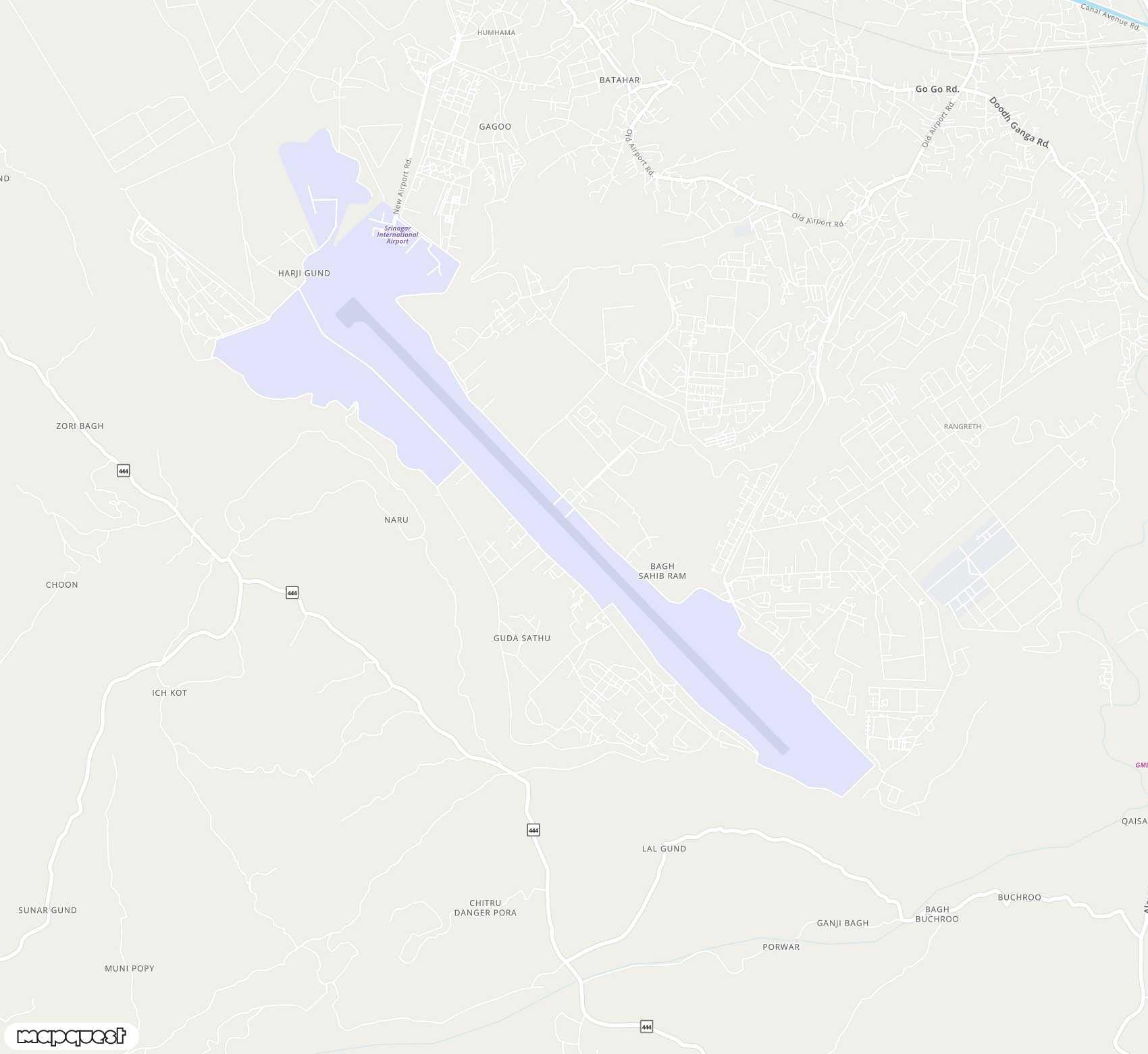 Carte de Sheikh ul Alam <span>airport (SXR)</span>