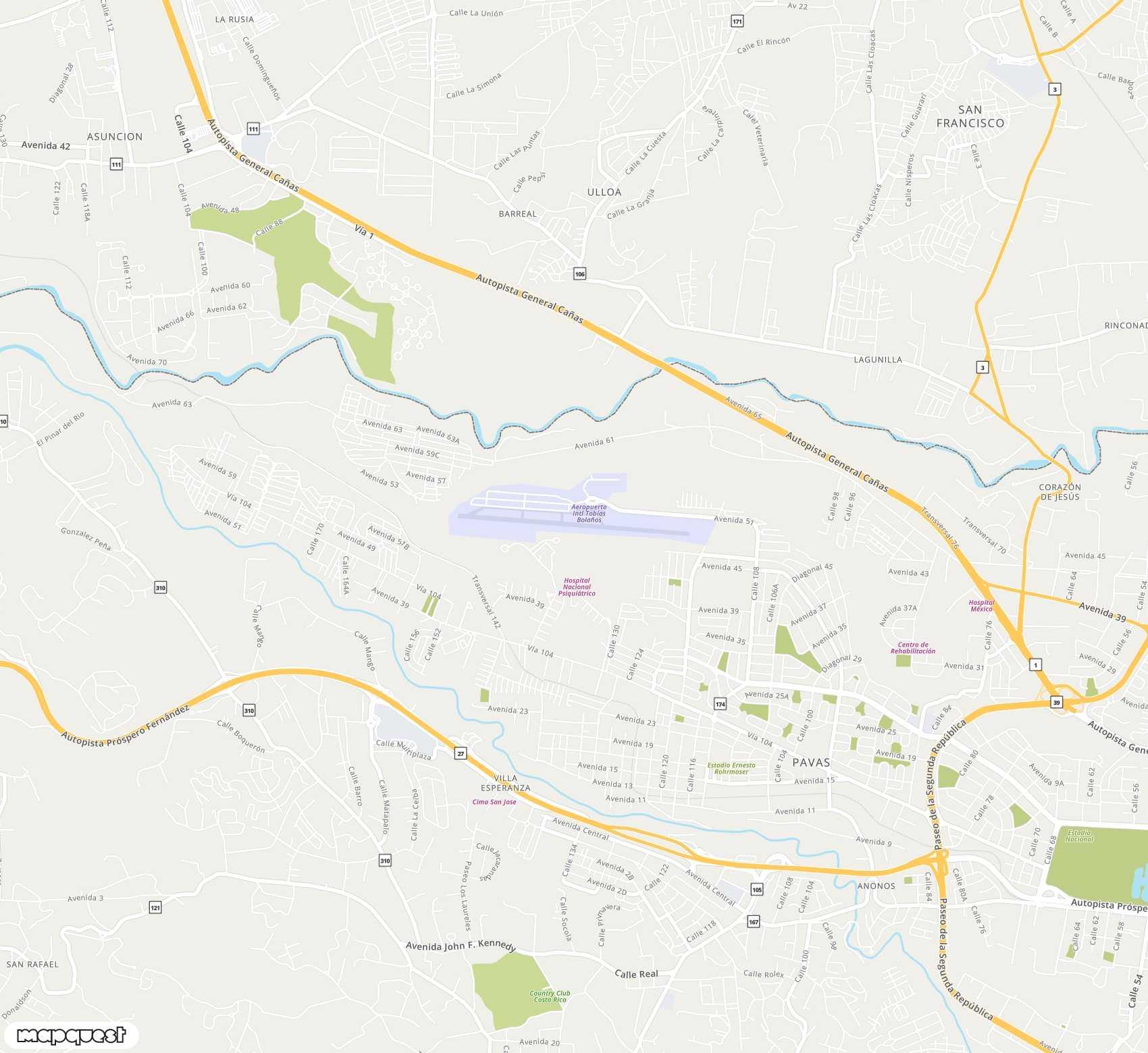Carte de <br />
<b>Deprecated</b>:  Function utf8_encode() is deprecated in <b>/var/www/vhosts/airprt.net/httpdocs/inc/functions-labels.php</b> on line <b>74</b><br />
<span>Aéroport de </span>Tobías Bolaños<span>(SYQ)</span>