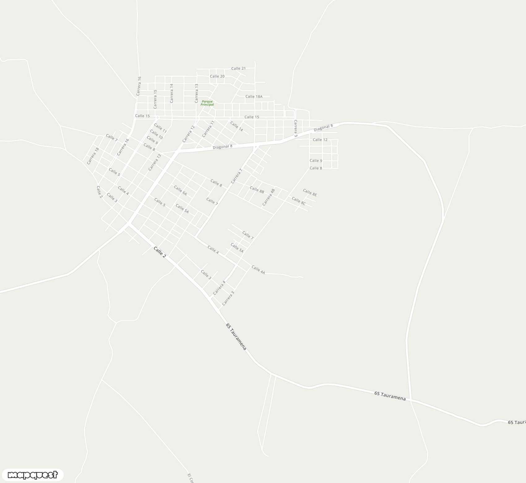 Carte de <span>Aérodrome de </span>Tauramena<span>(TAU)</span>