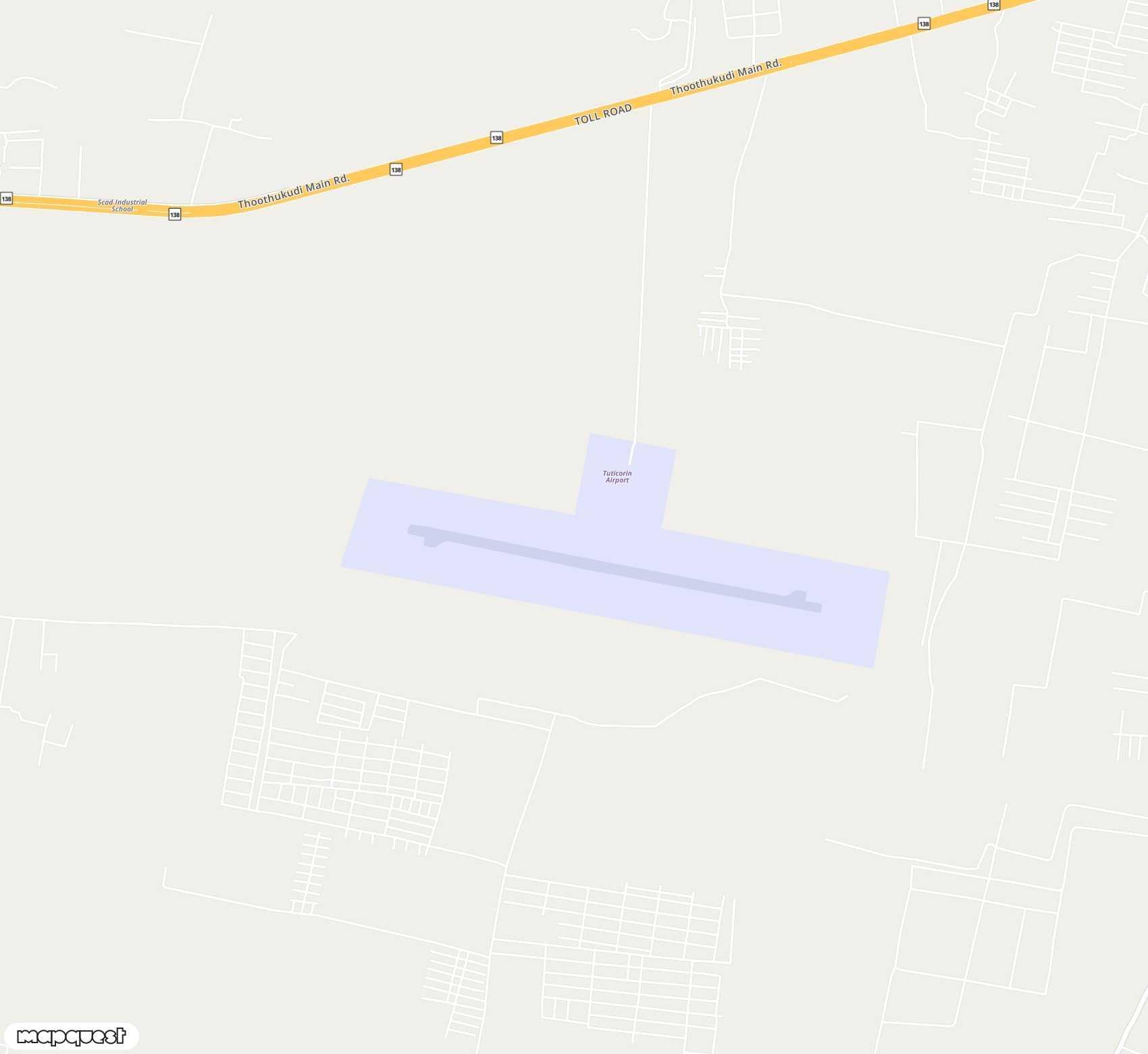 Carte de Tuticorin <span>airfield (TCR)</span>