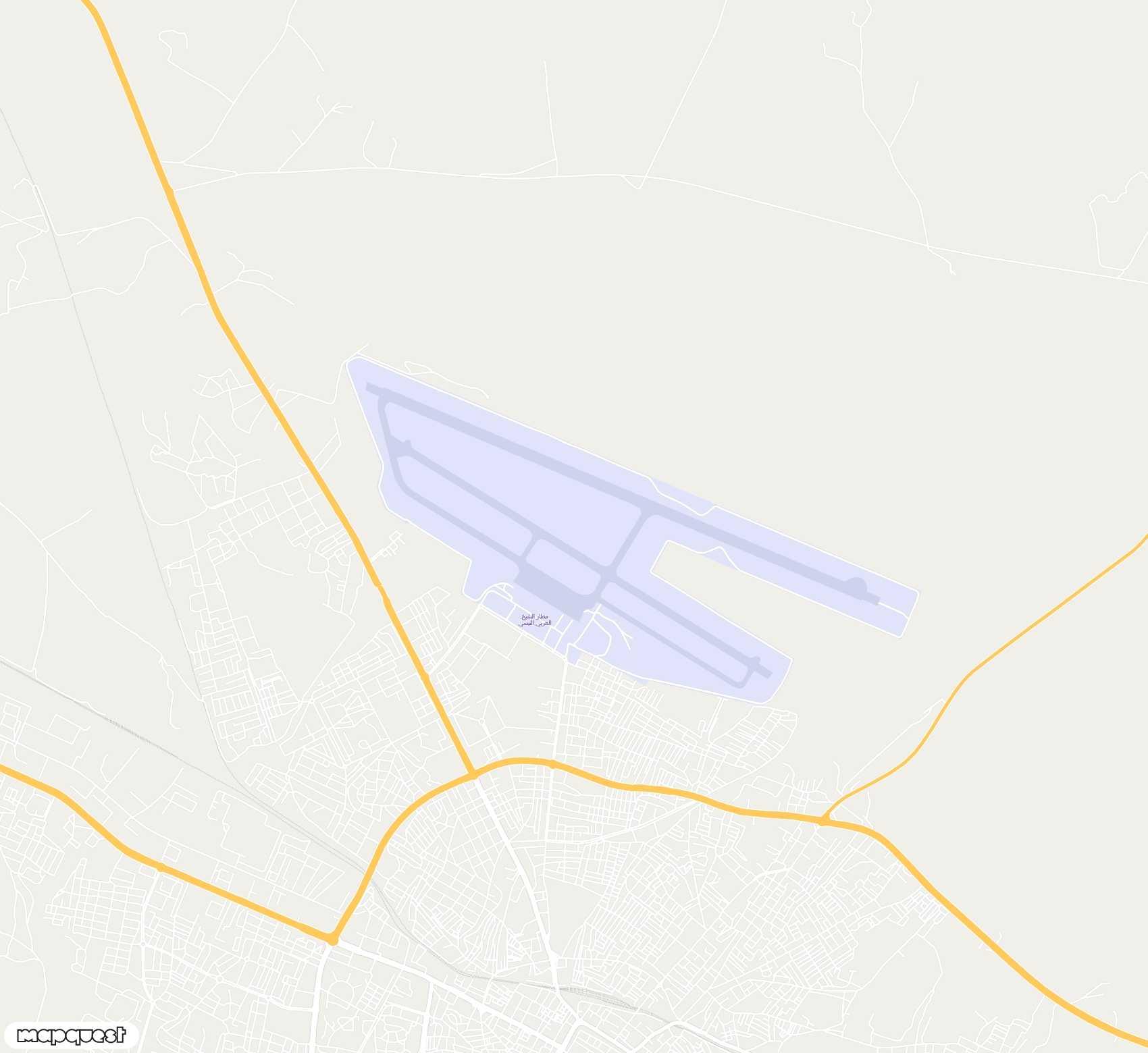 Carte de Cheikh Larbi Tébessi <span>airport (TEE)</span>