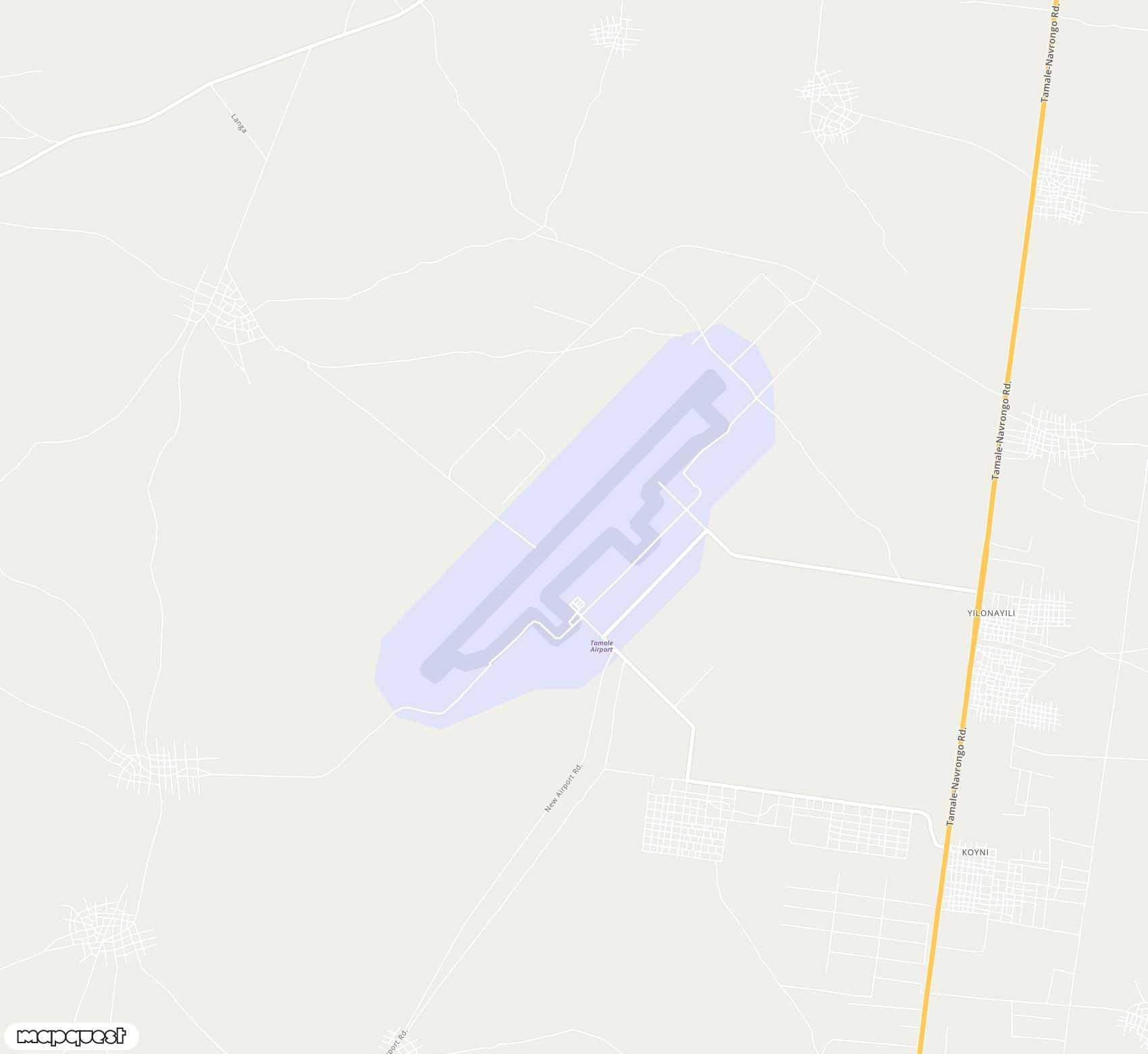 Carte de Tamale <span>airport (TML)</span>