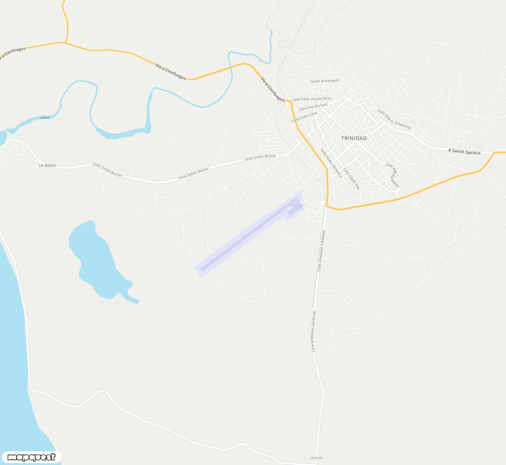 Carte de <span>Aéroport de </span>Alberto Delgado<span>(TND)</span>