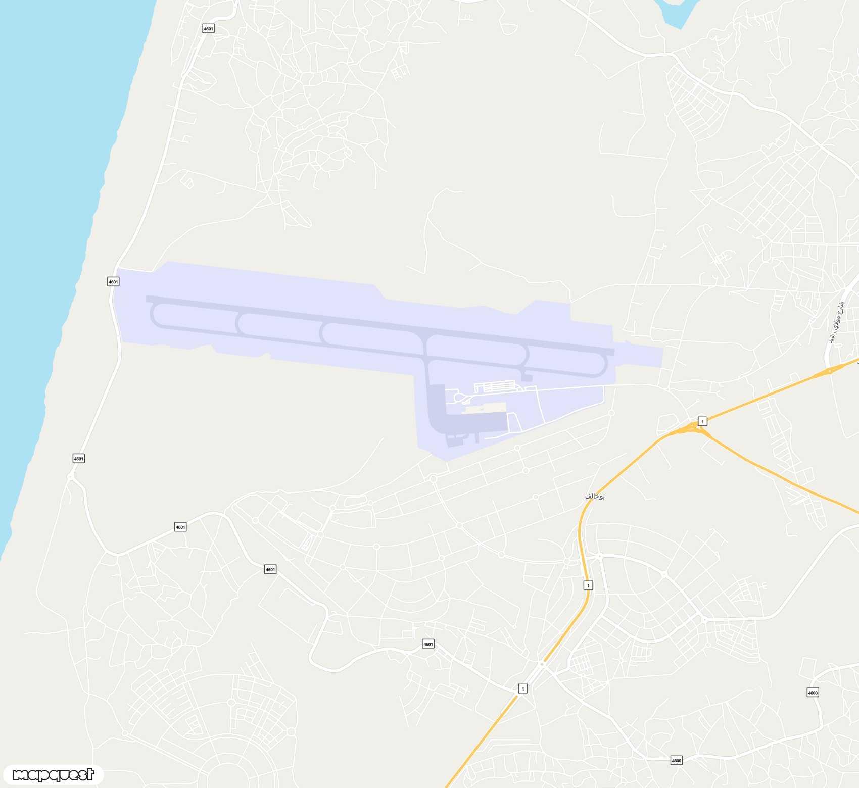 Carte de Tangier Ibn Battouta <span>airport (TNG)</span>