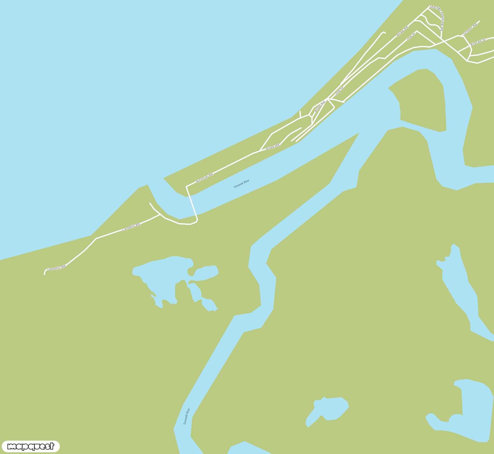 Carte de <span>Aérodrome de </span>Tununak<span>(TNK)</span>