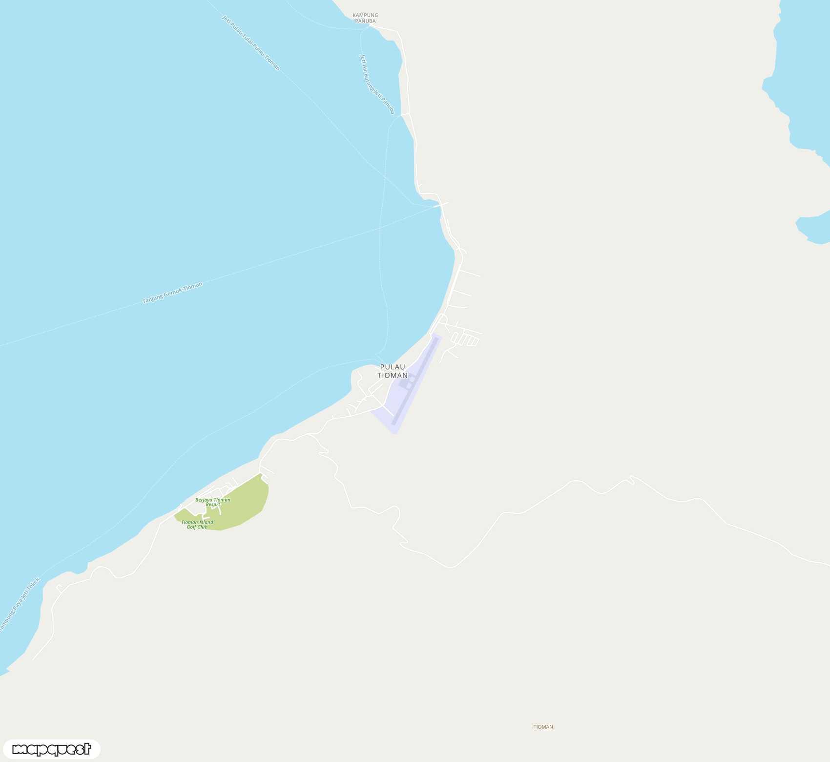 Carte de Pulau Tioman <span>airport (TOD)</span>