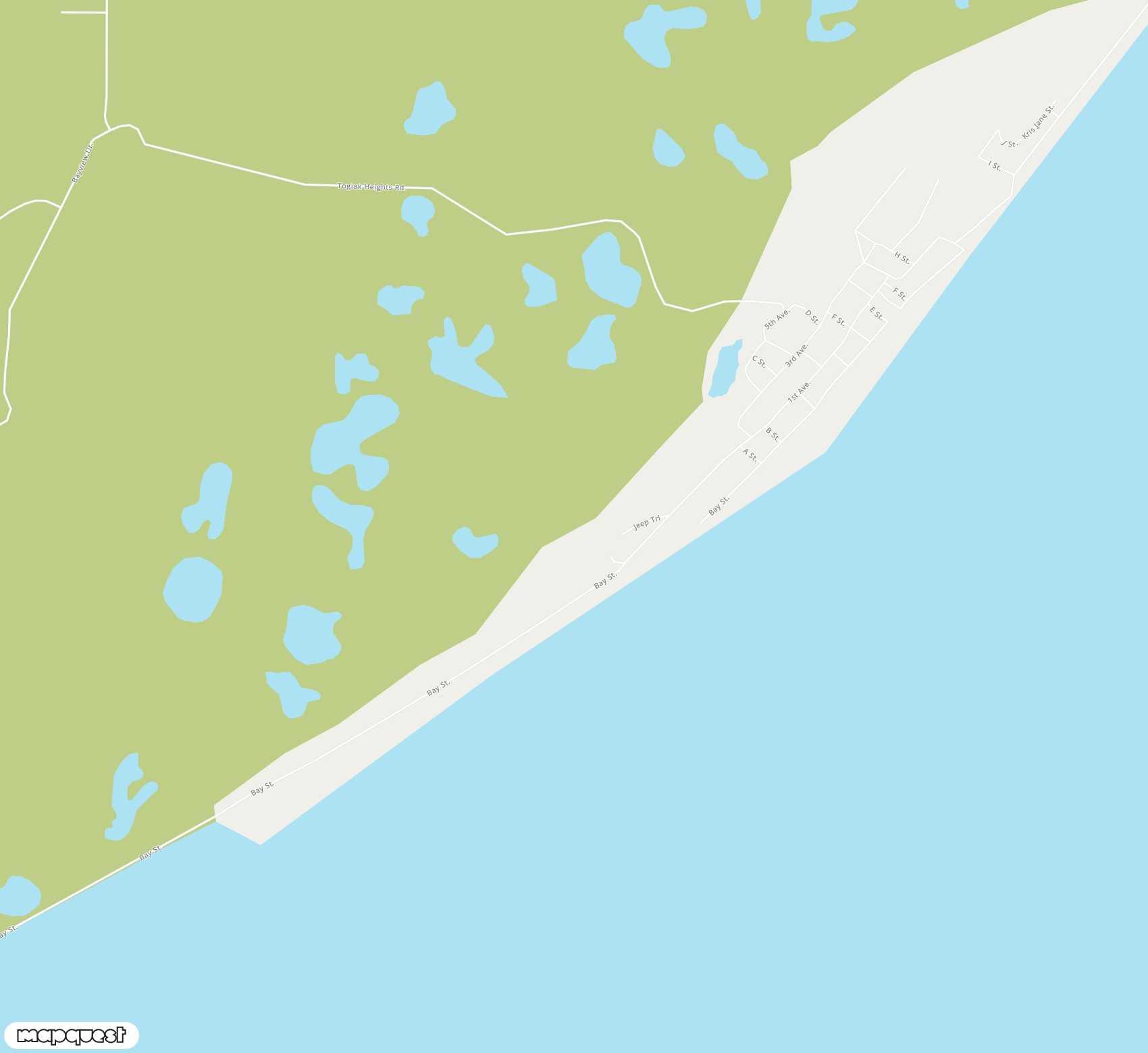 Carte de <span>Aéroport de </span>Togiak<span>(TOG)</span>