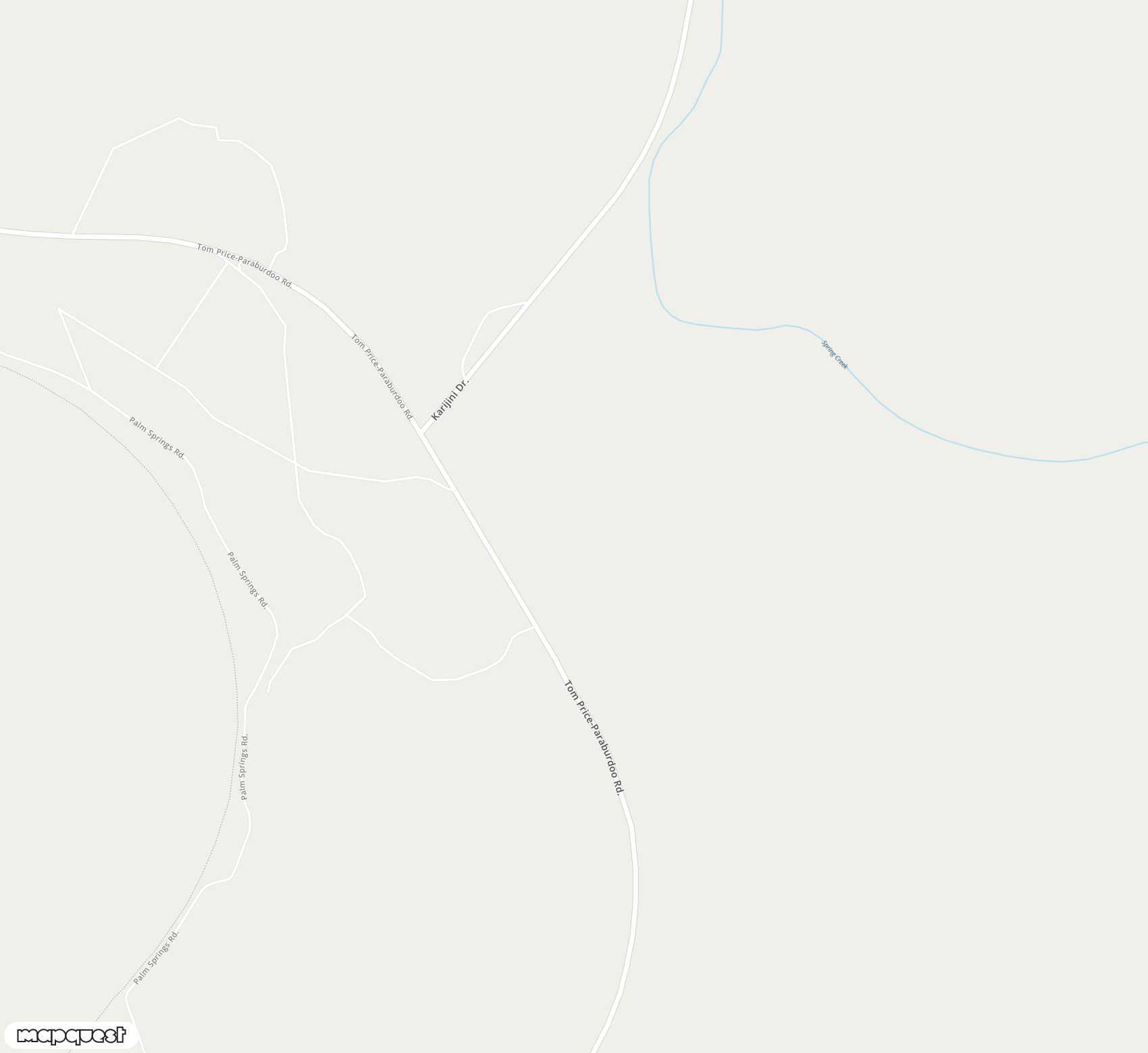 Carte de <span>Aérodrome de </span>Tom Price<span>(TPR)</span>