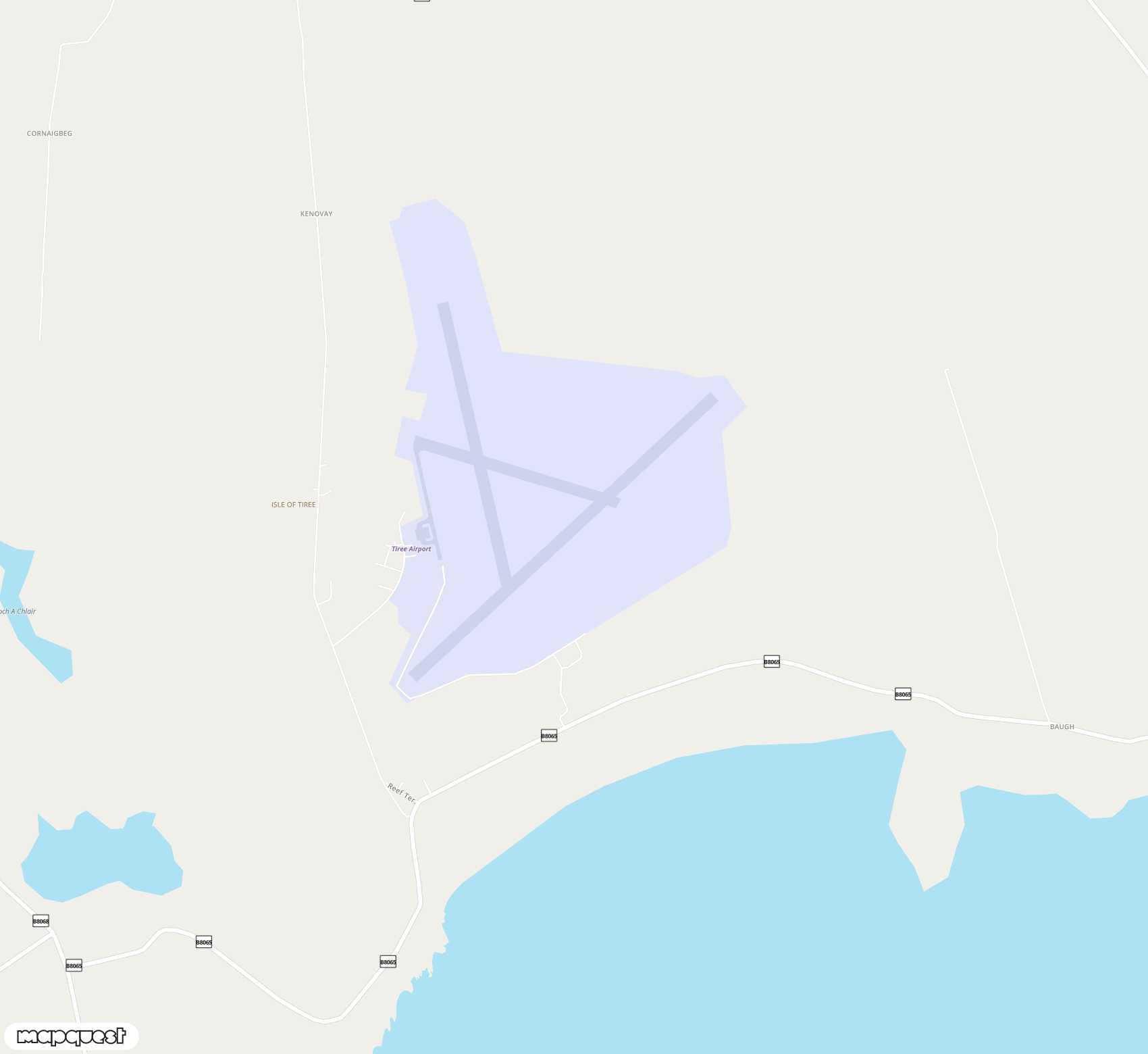 Carte de Tiree <span>airport (TRE)</span>