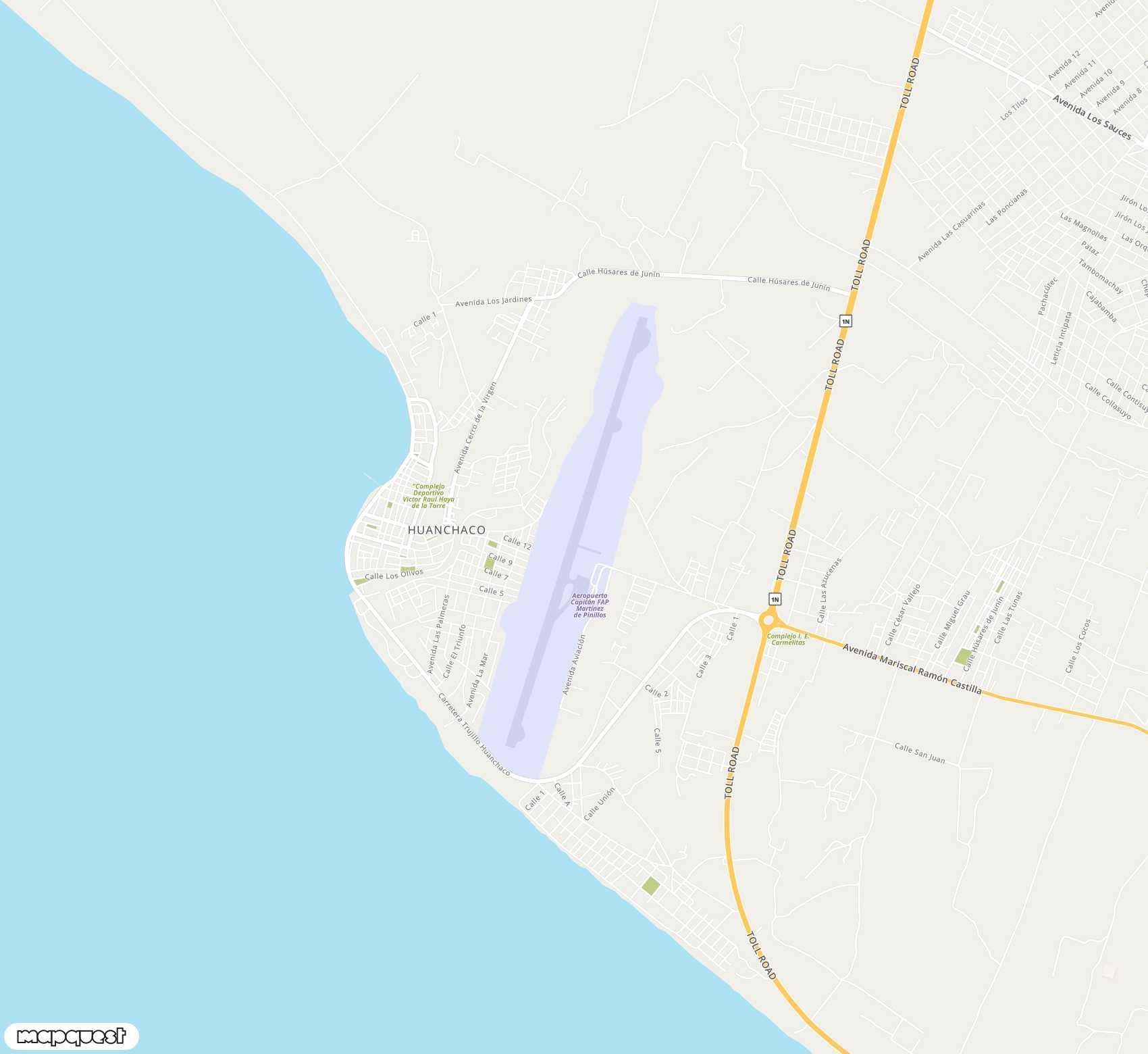 Carte de Capitan FAP Carlos Martinez De Pinillos <span>airport (TRU)</span>