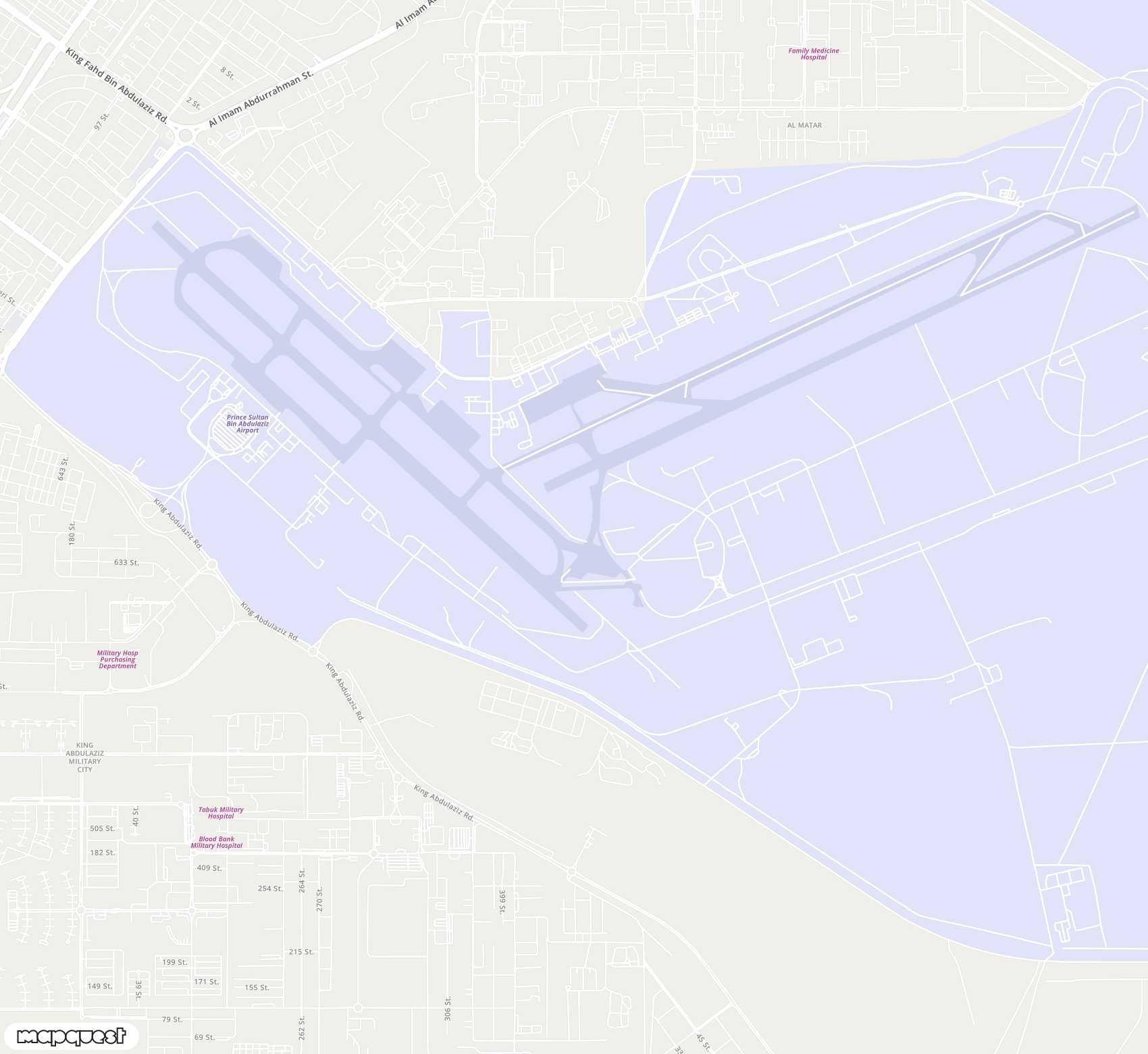 Carte de Tabuk <span>airport (TUU)</span>