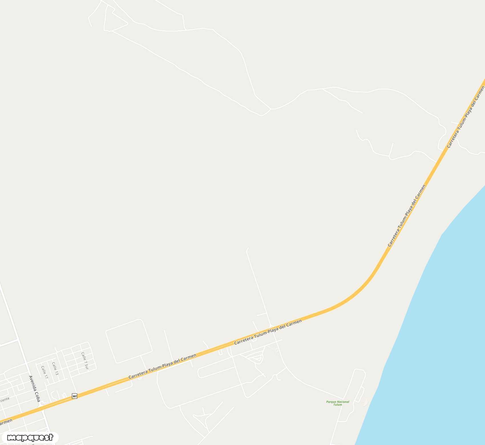 Carte de <span>Aérodrome de </span>Tulum Naval Air Station<span>(TUY)</span>