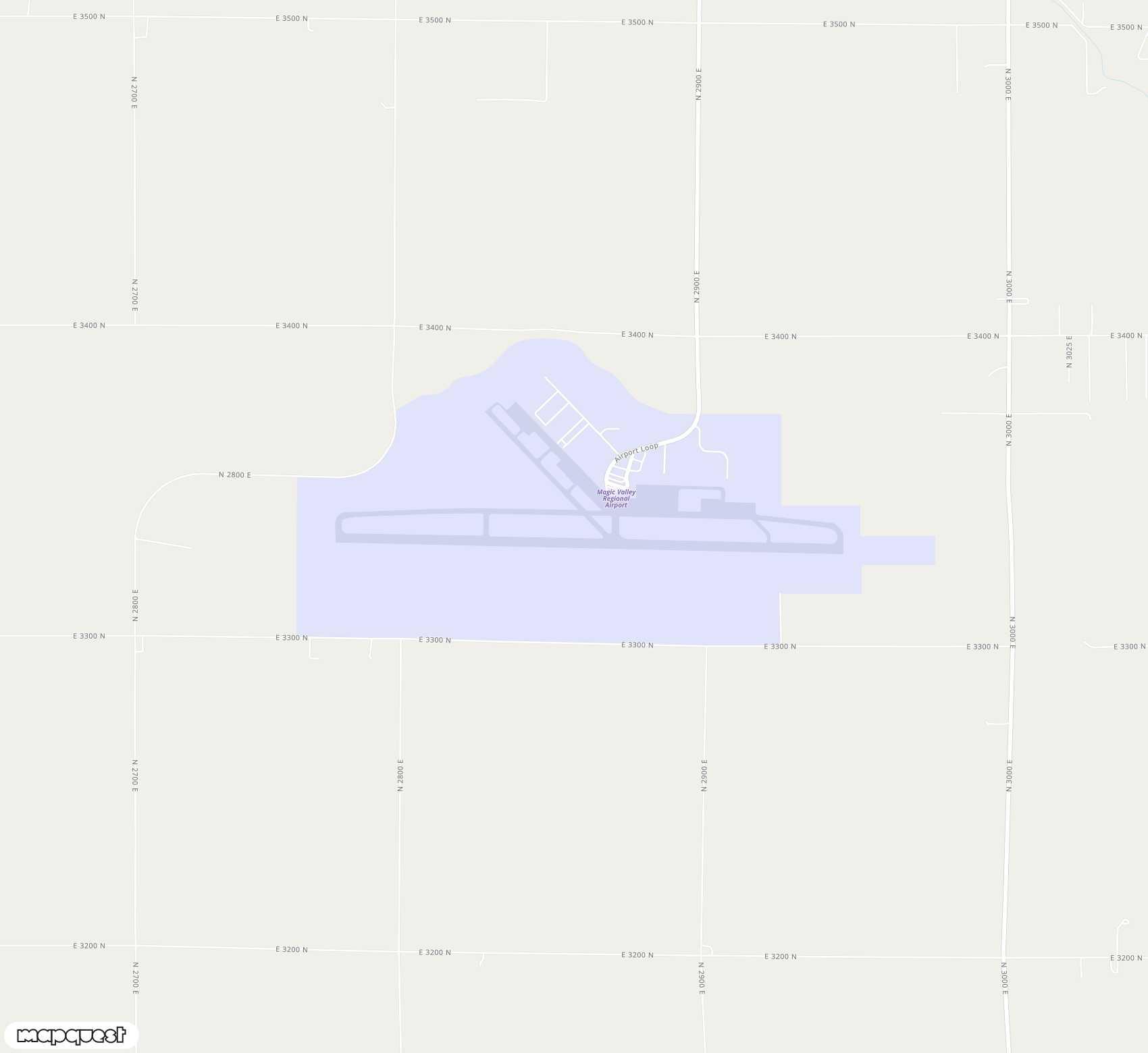 Carte de Joslin Field Magic Valley Regional <span>airport (TWF)</span>