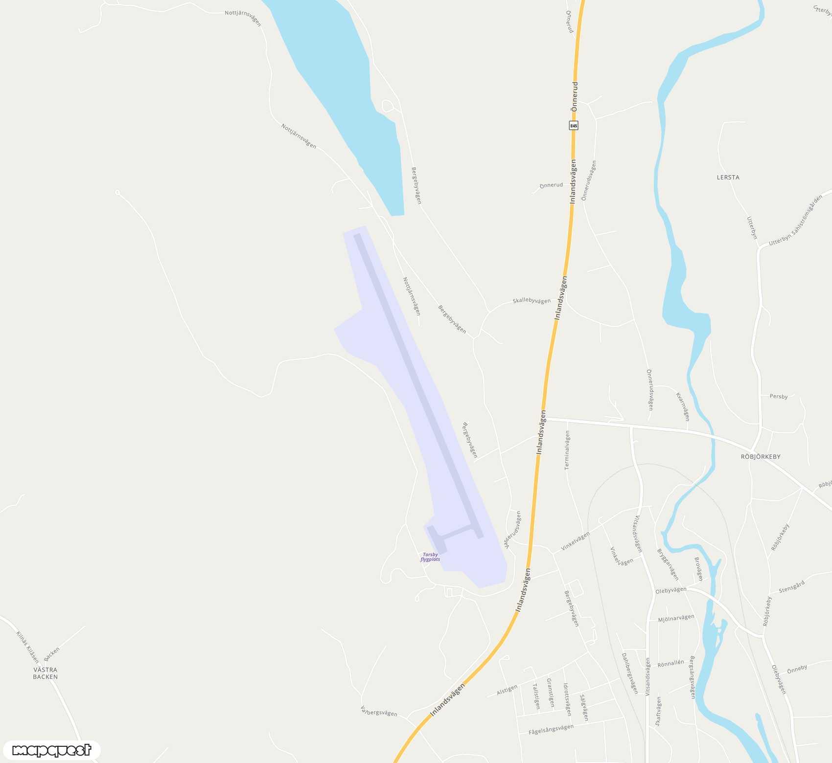 Carte de Torsby <span>airport (TYF)</span>