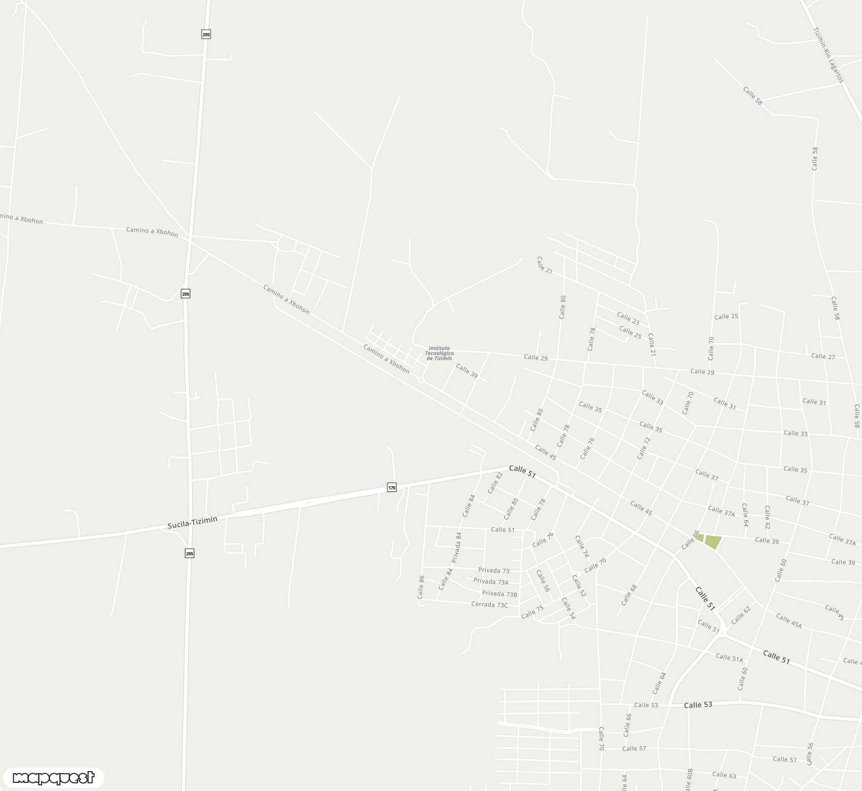 Carte de <span>Aérodrome de </span>Cupul<span>(TZM)</span>