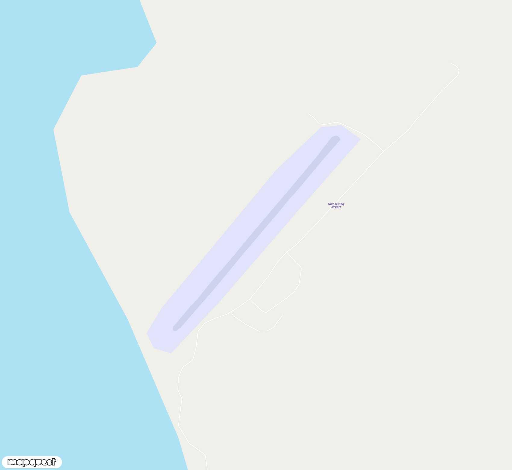 Carte de Narsarsuaq <span>airport (UAK)</span>