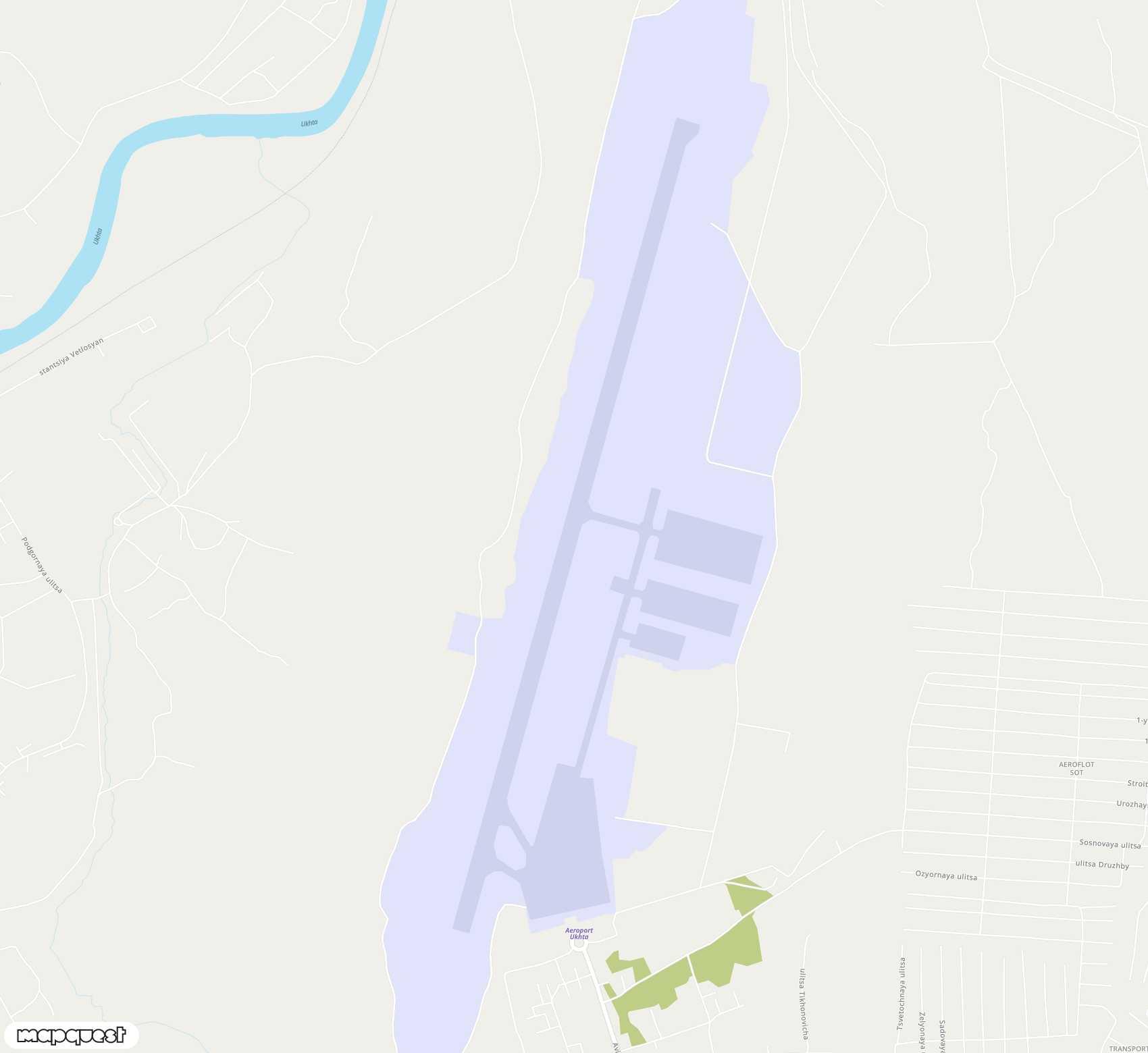 Carte de <span>Aéroport de </span>Ukhta<span>(UCT)</span>