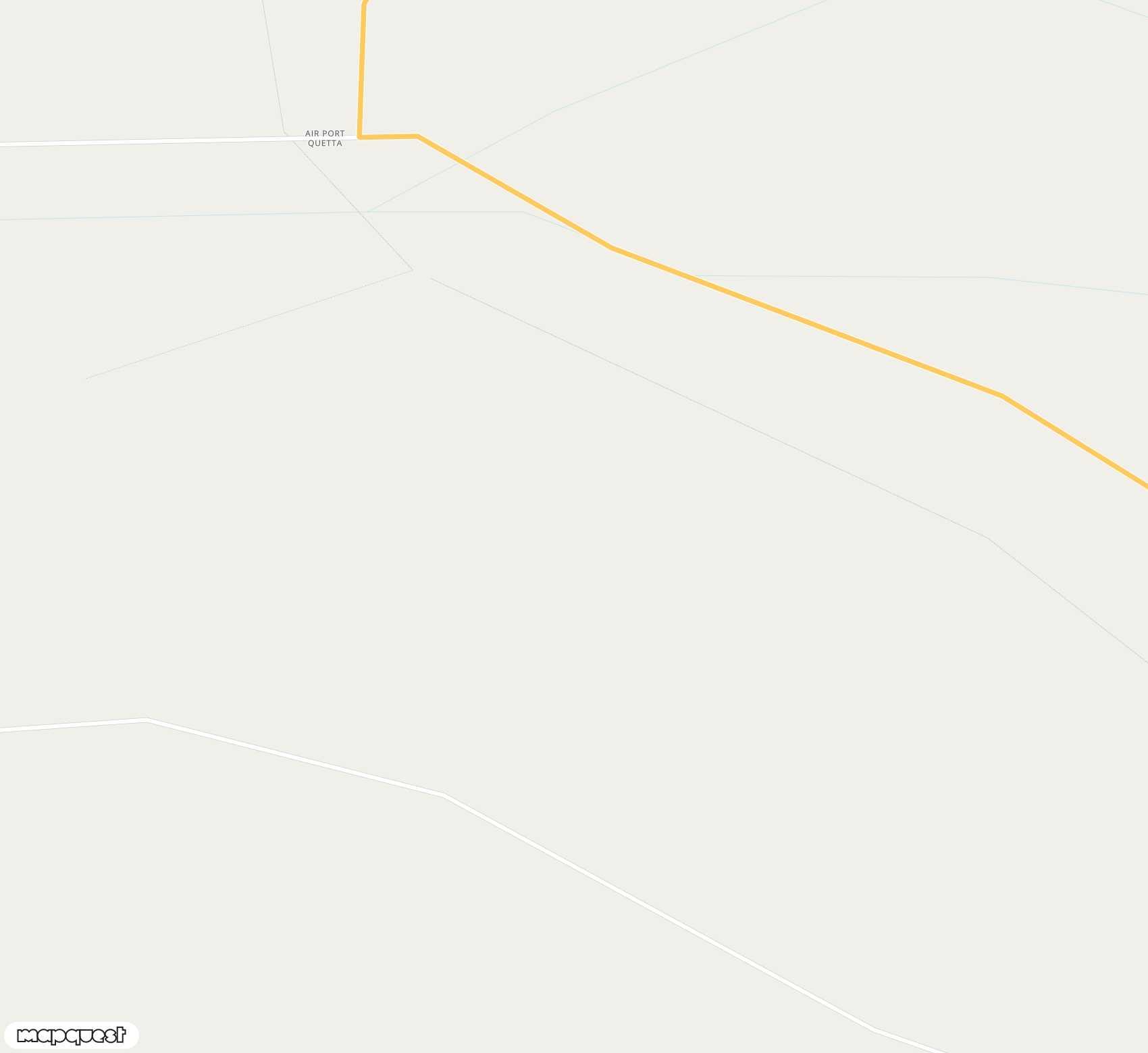 Carte de <span>Aéroport de </span>Quetta<span>(UET)</span>