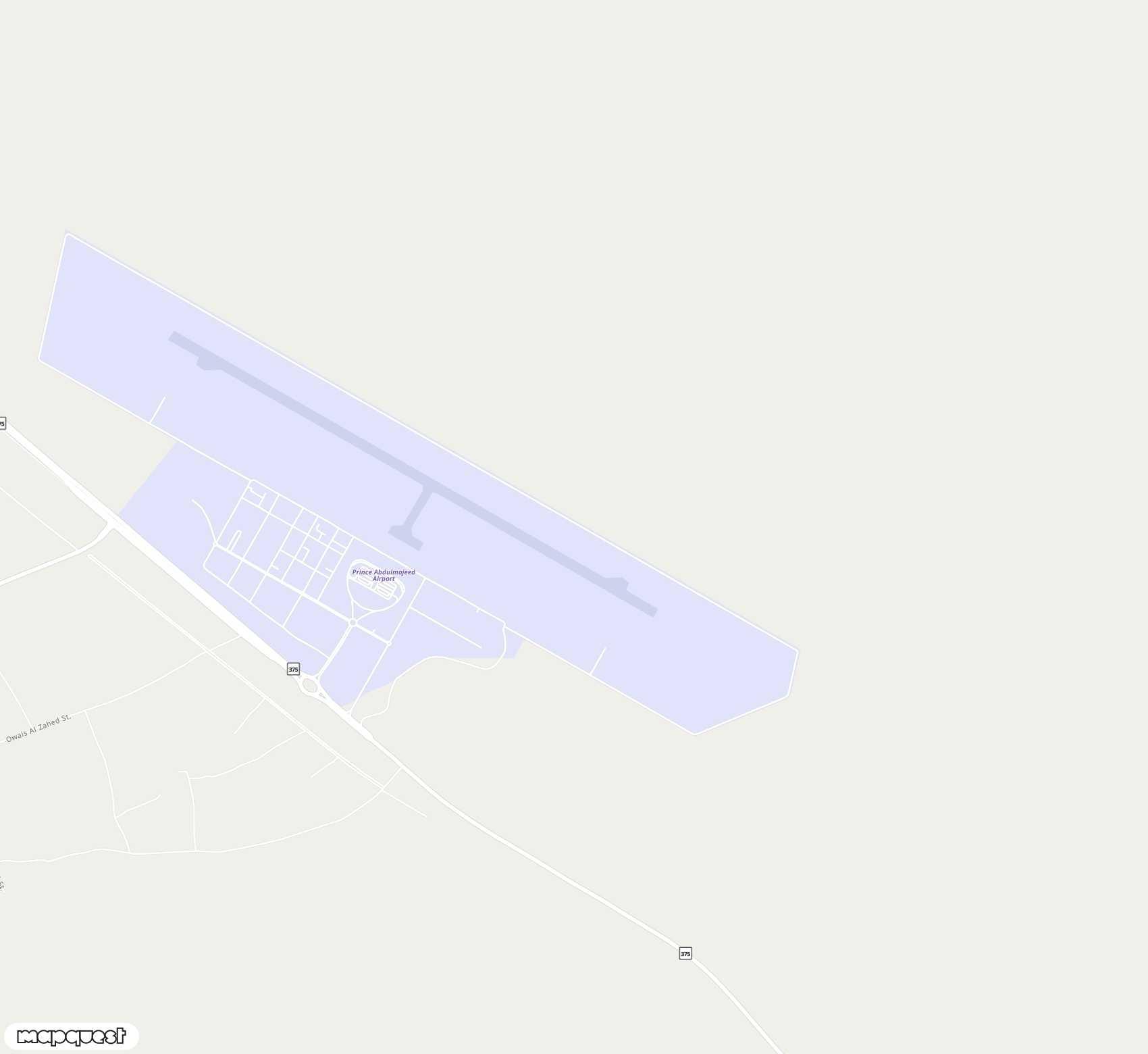 Carte de <span>Aéroport de </span>Majeed Bin Abdulaziz<span>(ULH)</span>
