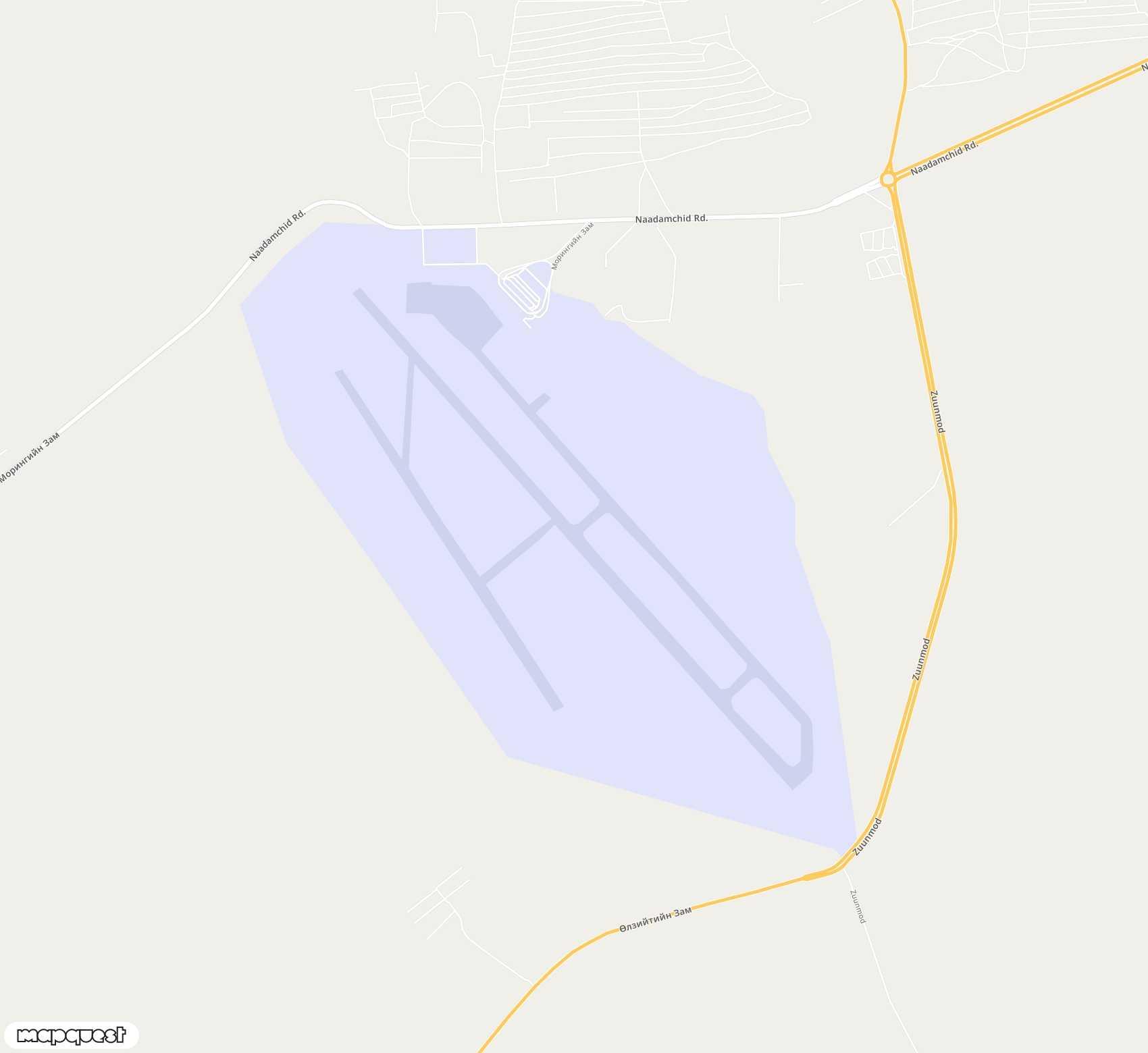 Carte de Buyant-Ukhaa <span>airport (ULN)</span>