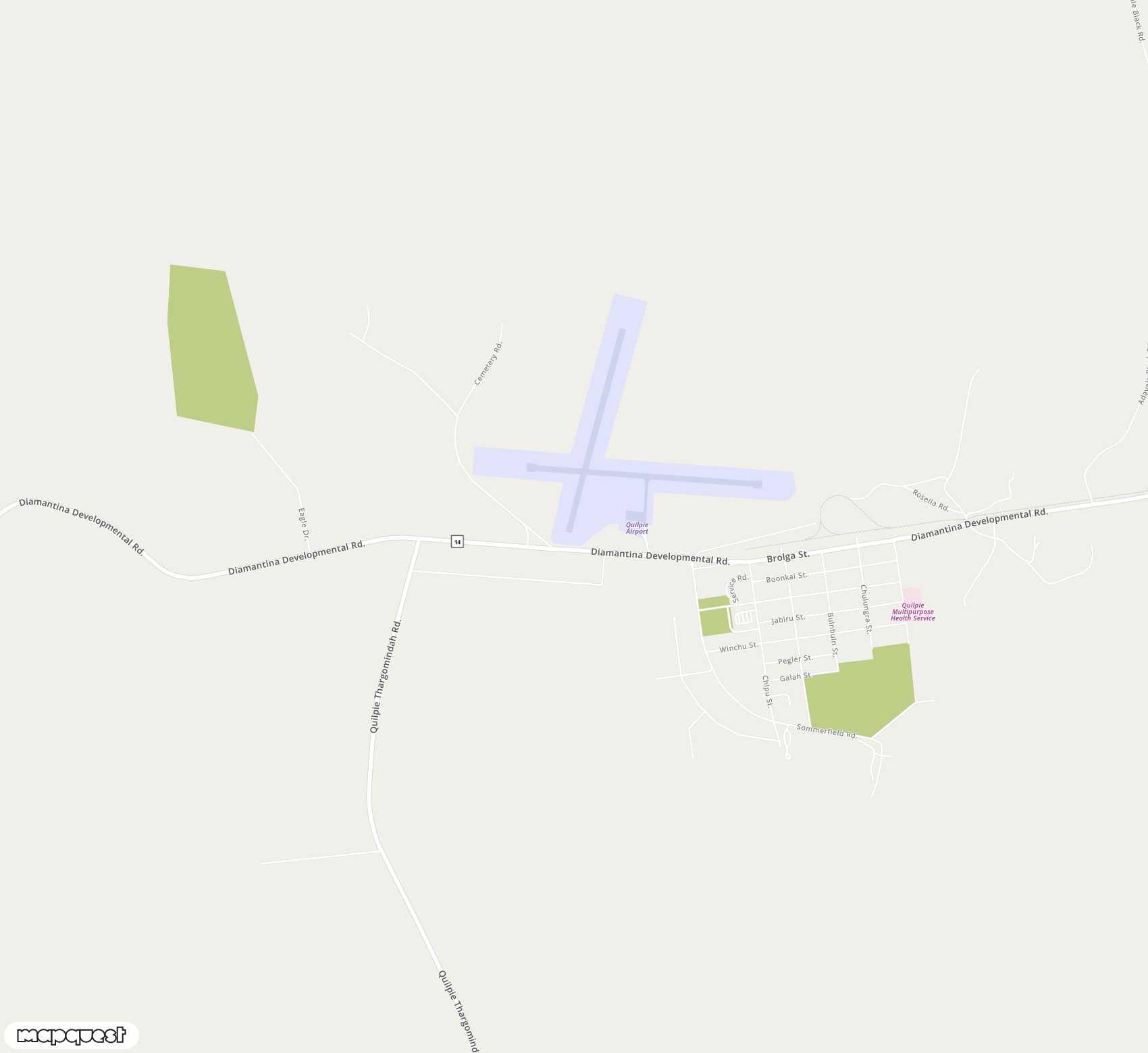 Carte de Quilpie <span>airport (ULP)</span>