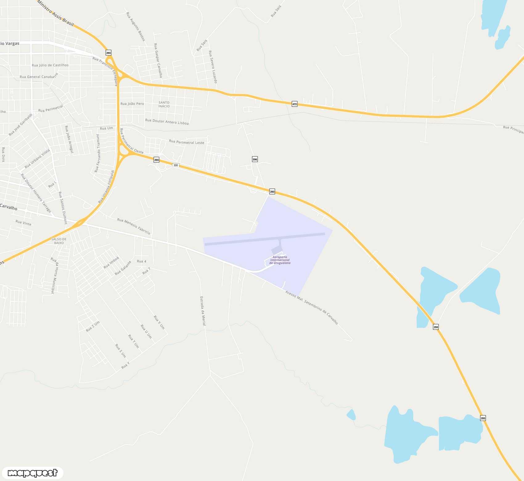 Carte de <span>Aéroport de </span>Rubem Berta<span>(URG)</span>