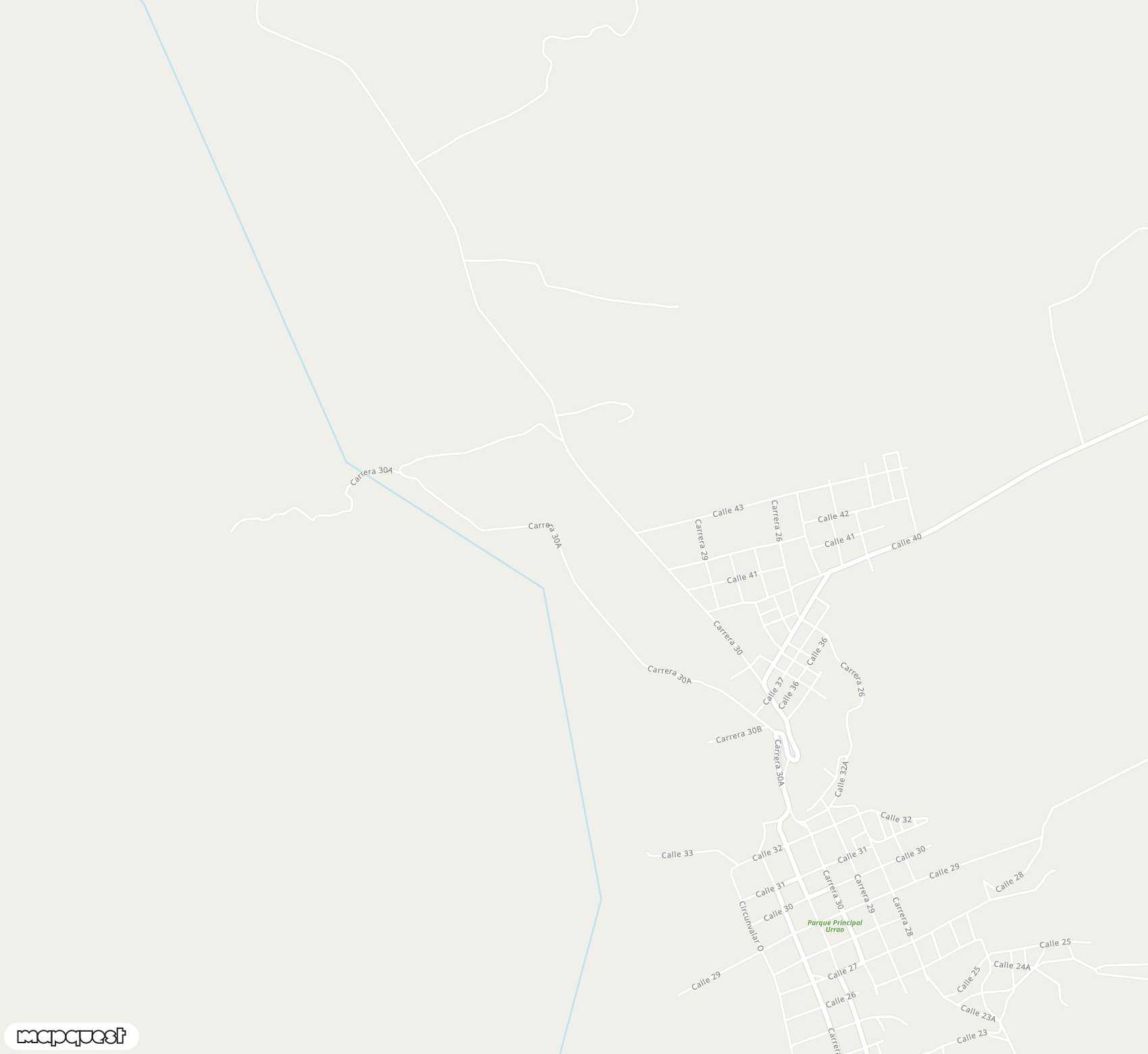 Carte de <span>Aérodrome de </span>Urrao<span>(URR)</span>