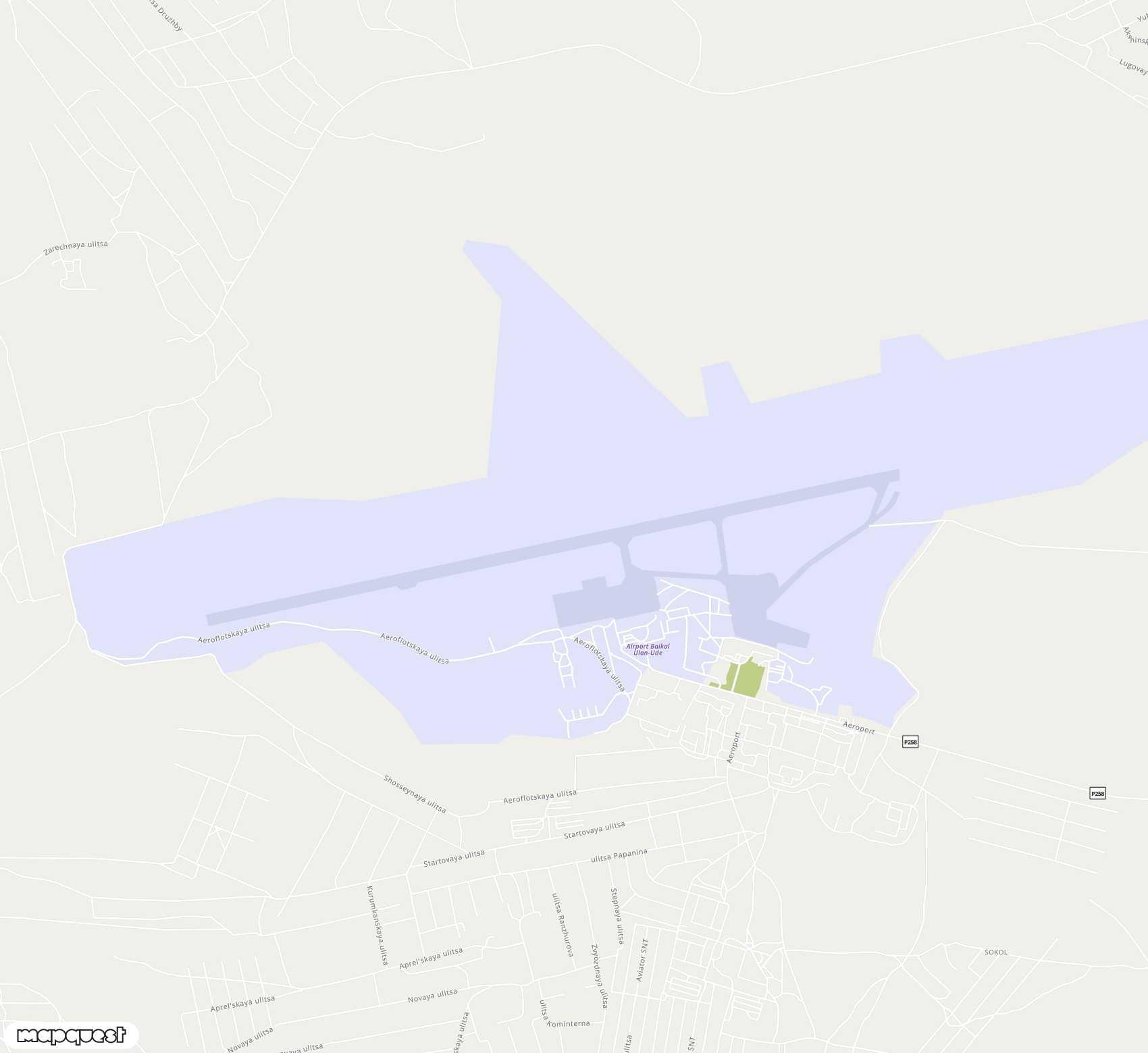 Carte de <span>Aéroport de </span>Baikal<span>(UUD)</span>