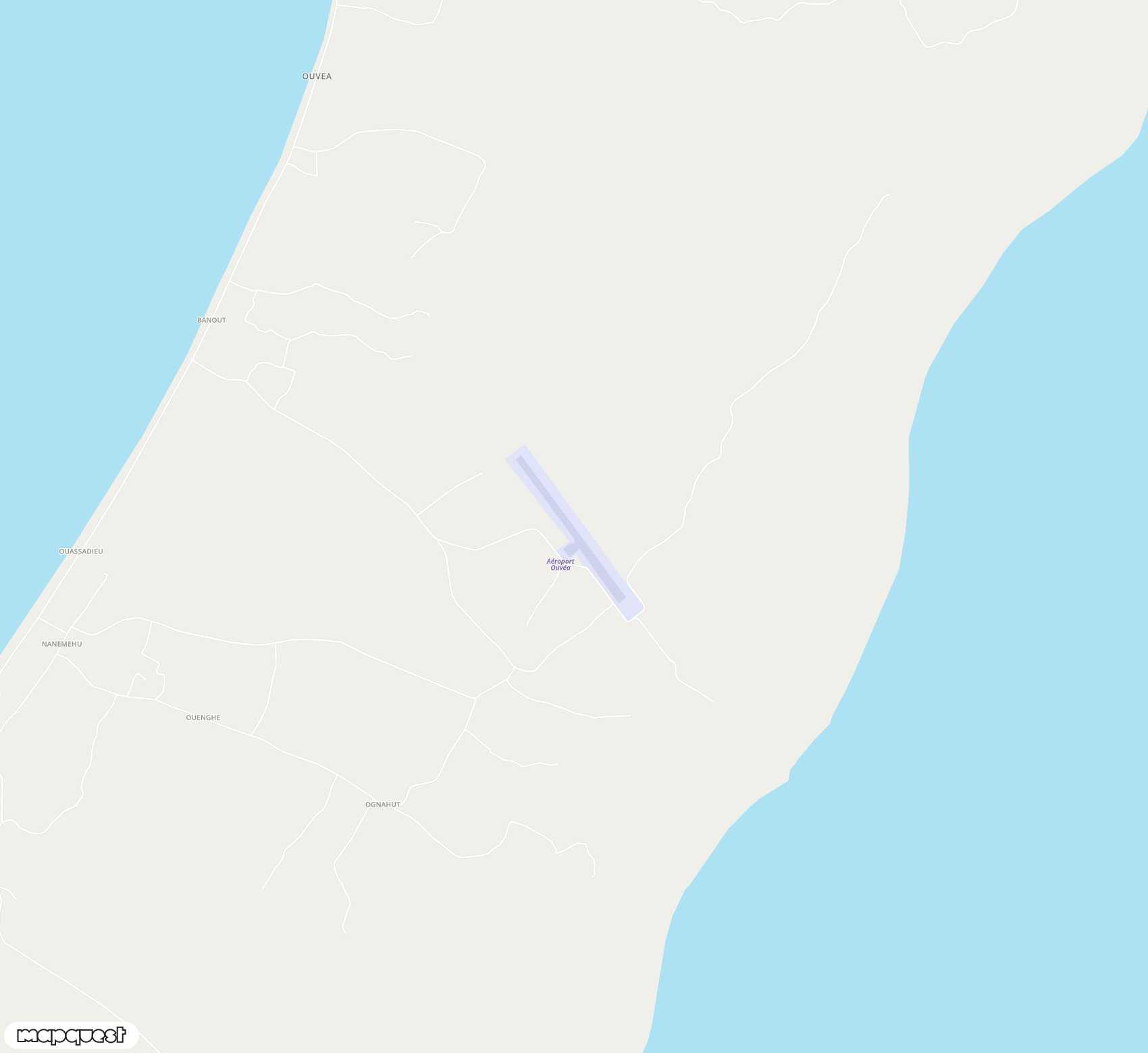 Carte de <span>Aéroport de </span>Ouvéa<span>(UVE)</span>