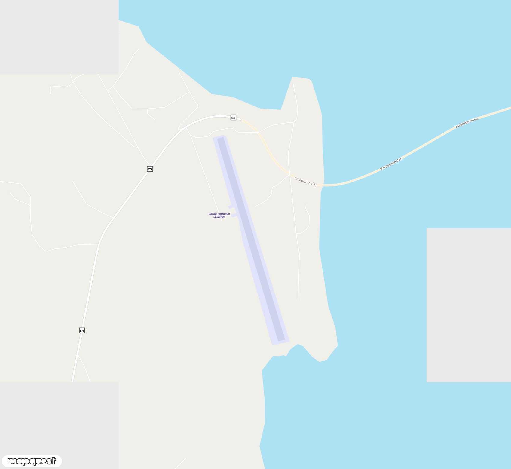 Carte de Vardø, Svartnes <span>airport (VAW)</span>