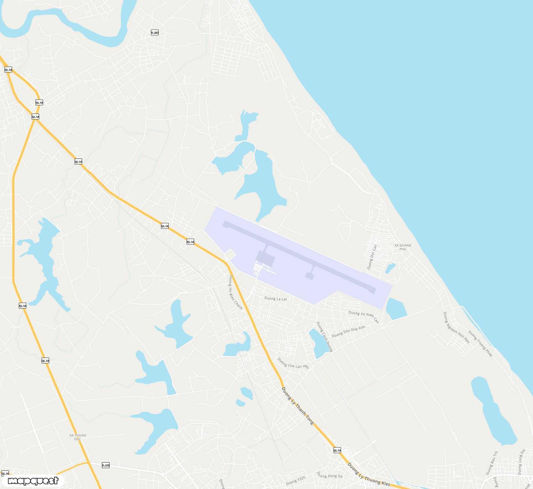 Carte de Dong Hoi <span>airport (VDH)</span>