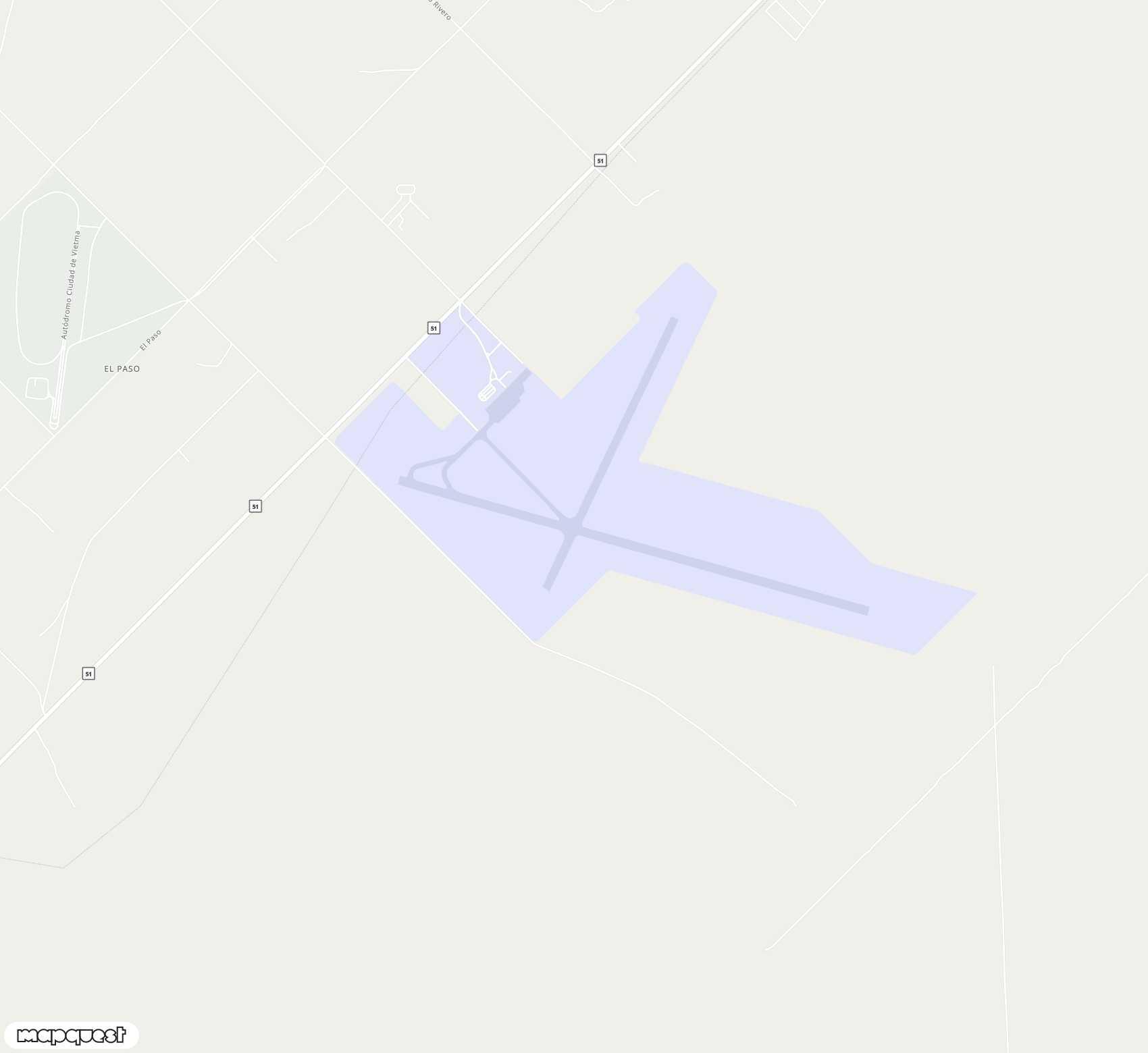Carte de Gobernador Castello <span>airport (VDM)</span>