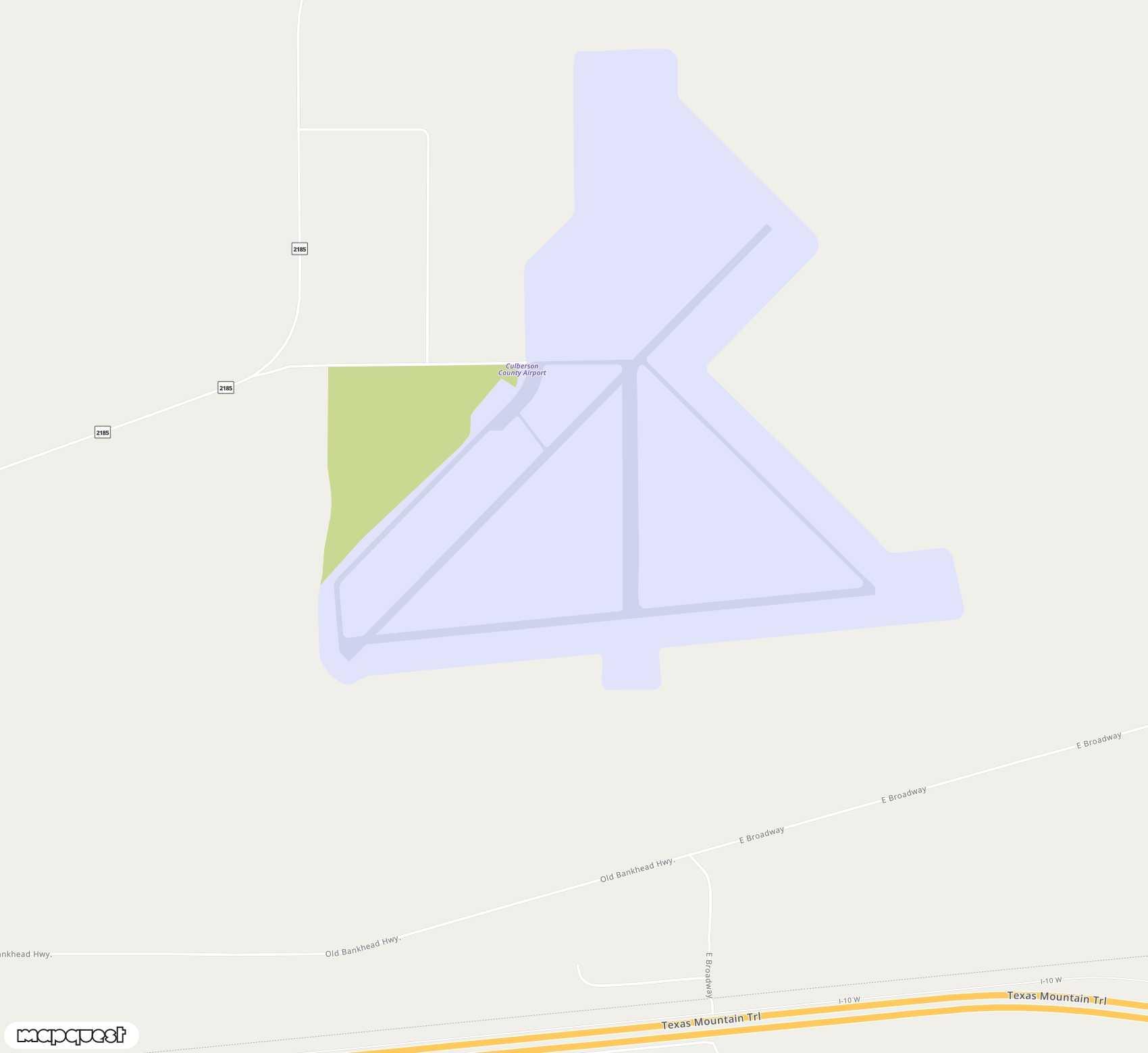 Carte de <span>Aérodrome de </span>Culberson County<span>(VHN)</span>