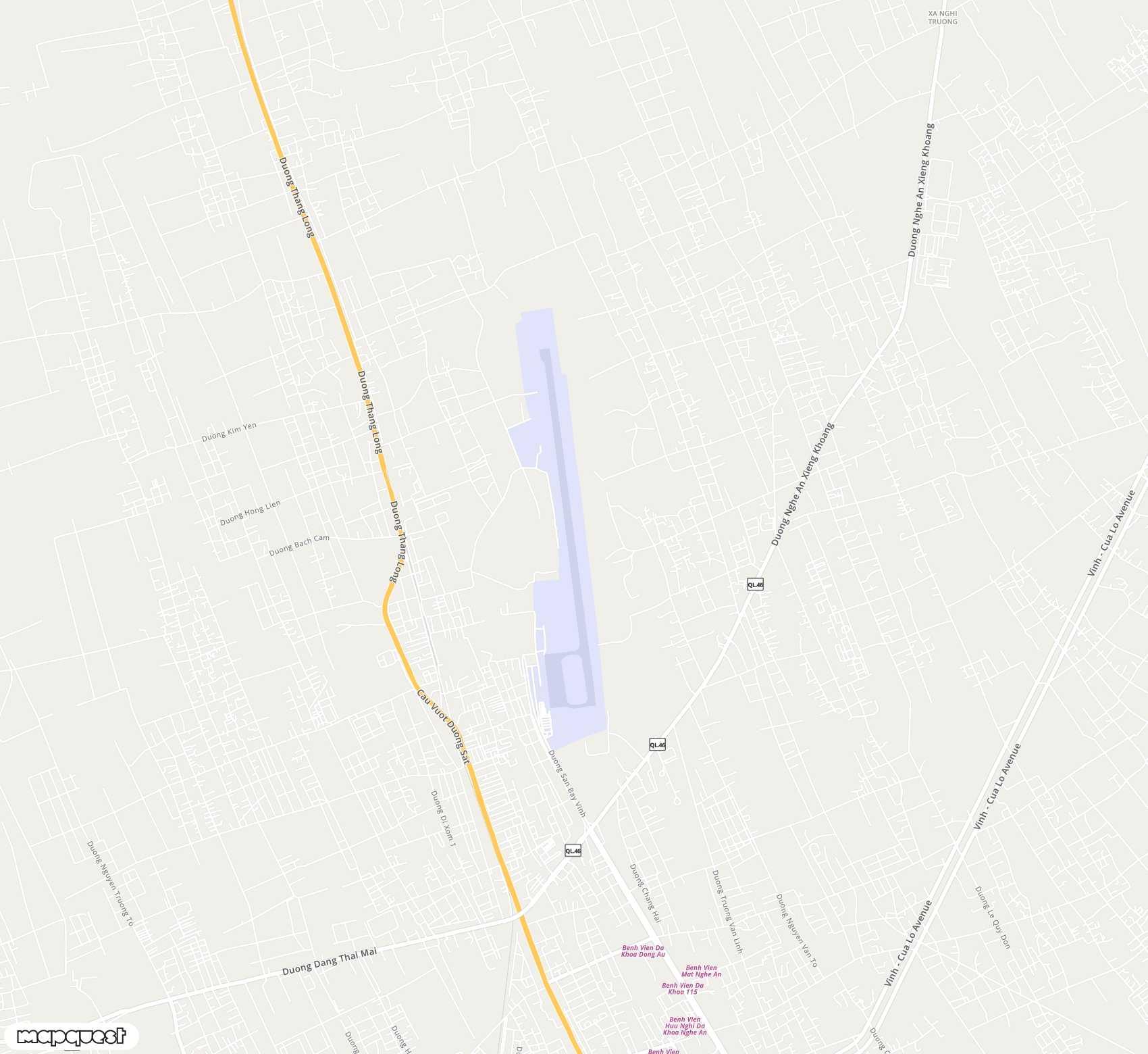 Carte de Vinh <span>airport (VII)</span>