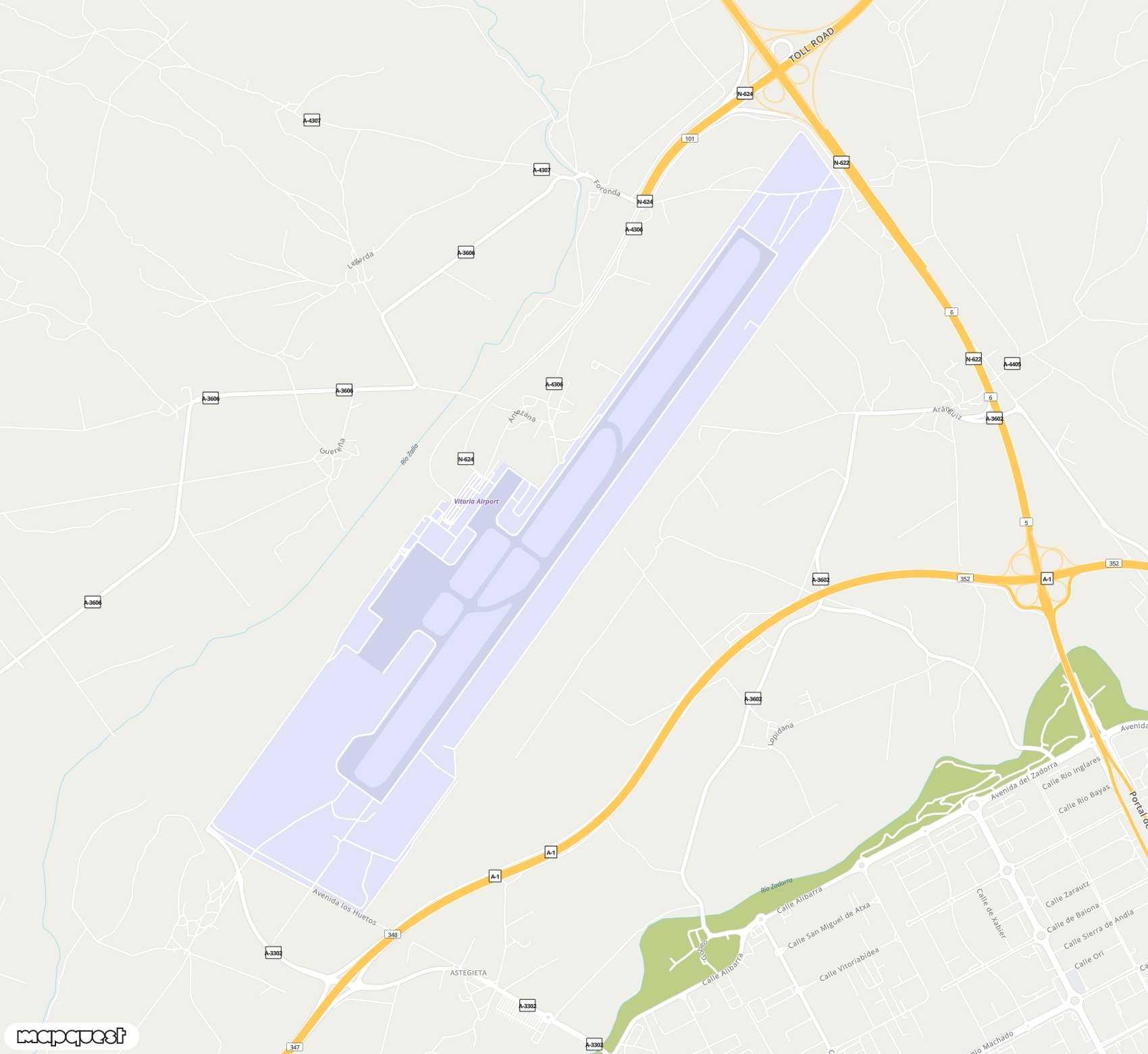 Carte de Vitoria <span>airport (VIT)</span>