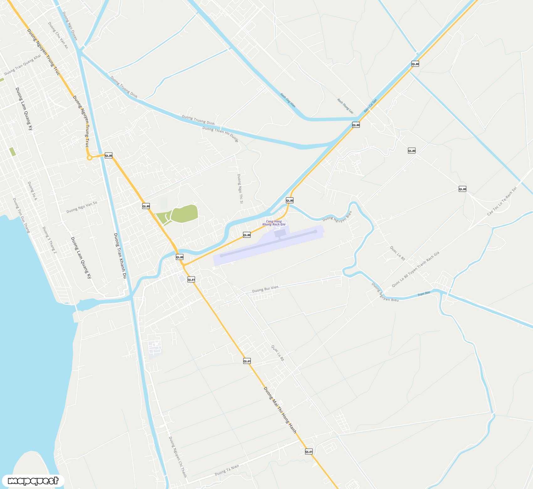 Carte de Rach Gia <span>airport (VKG)</span>