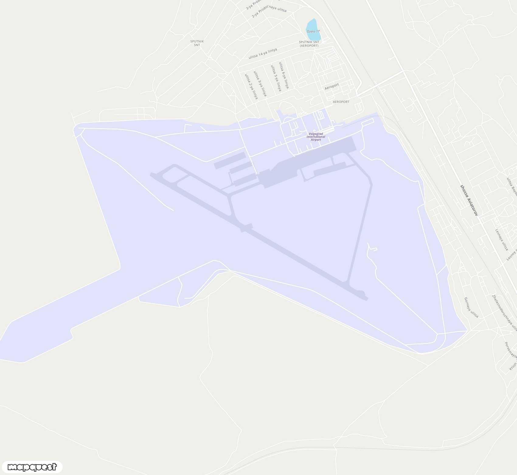 Carte de Volgograd <span>airport (VOG)</span>